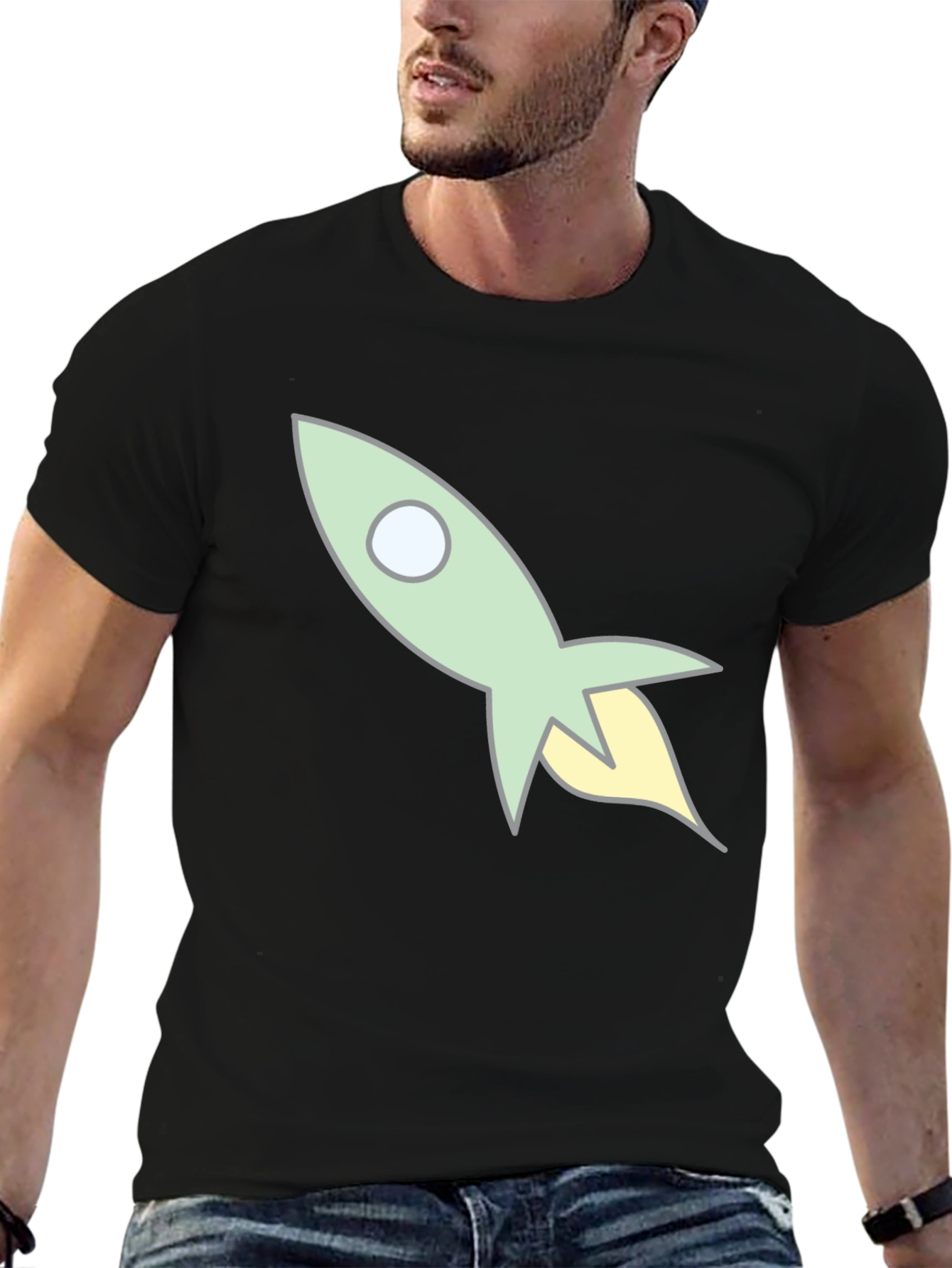 Retro Rocket T-Shirt - Blast Off in Style!
