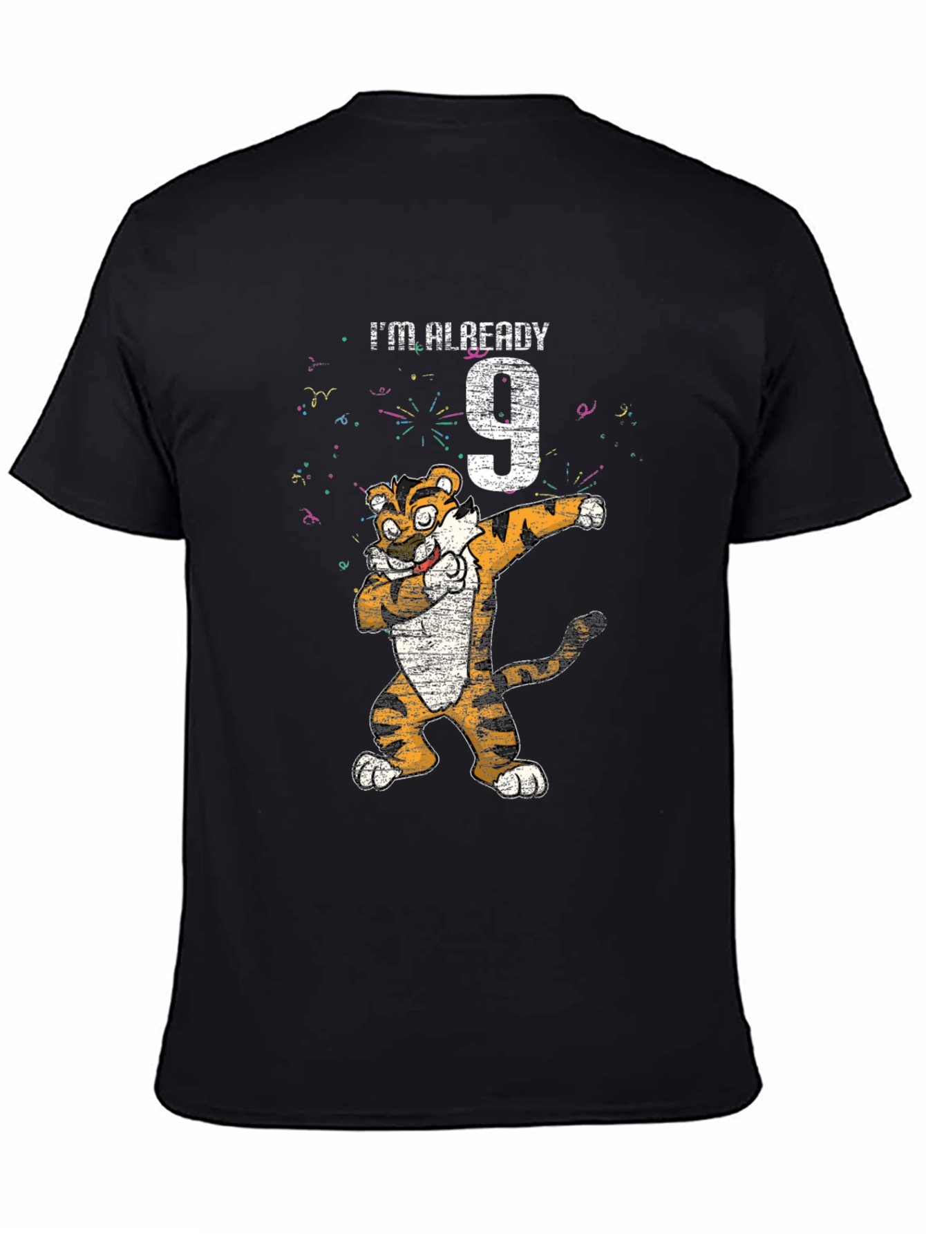 Dabbing Tiger 9th Birthday T-Shirt - Youthful Style