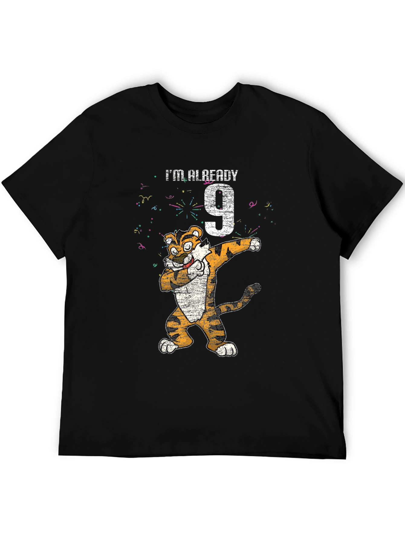Dabbing Tiger 9th Birthday T-Shirt - Youthful Style