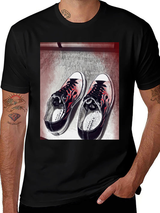 Flame Converse Graphic T-Shirt