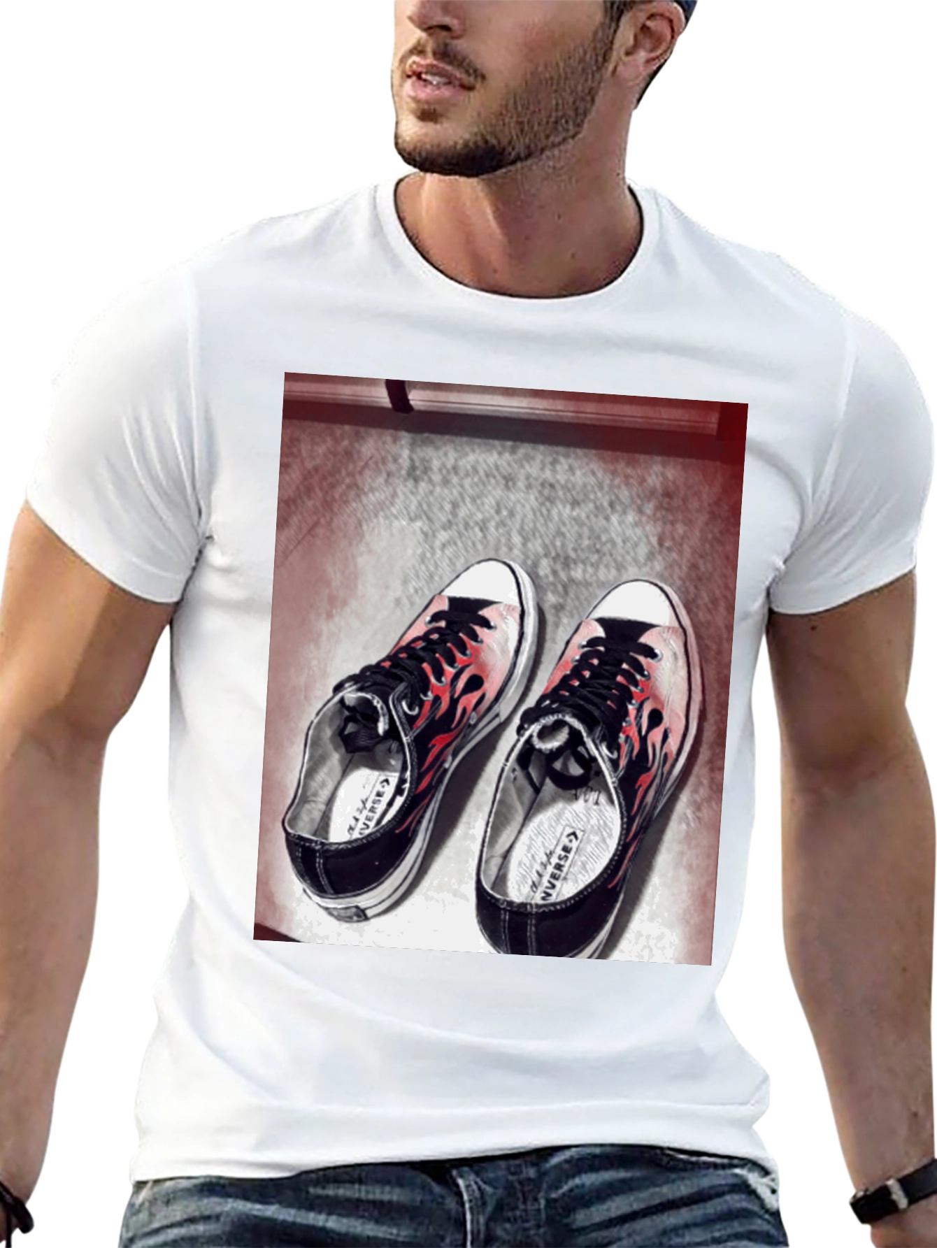 Flame Converse Graphic T-Shirt