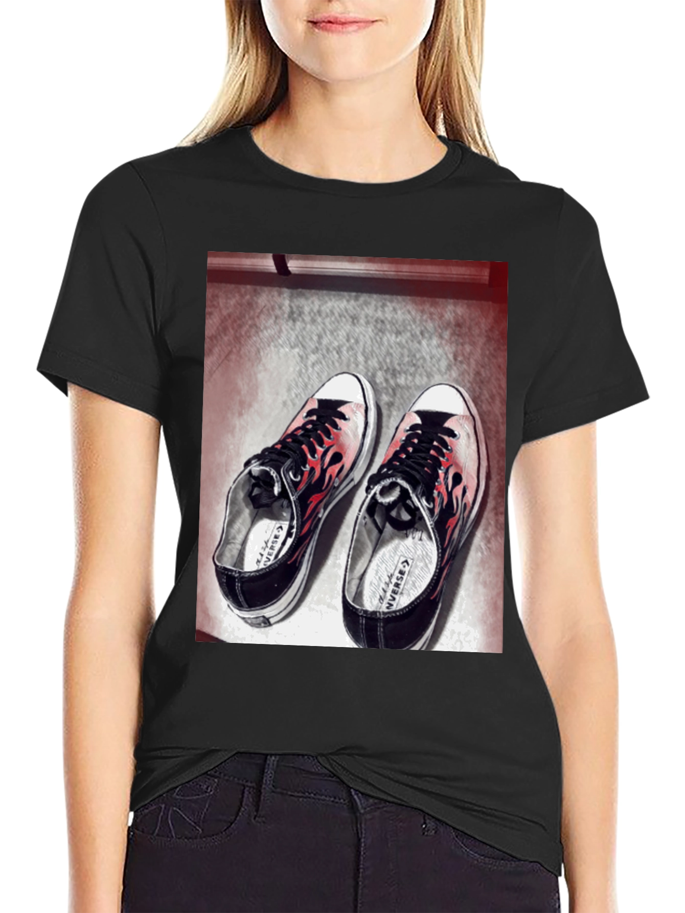 Flame Converse Graphic T-Shirt
