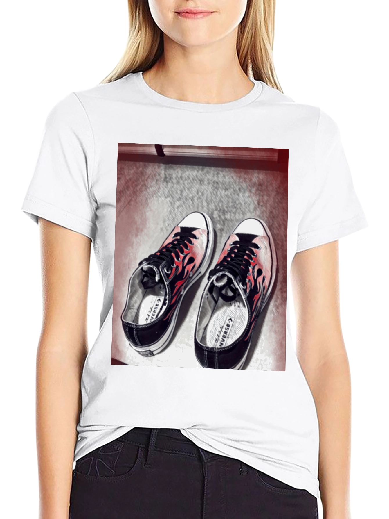 Flame Converse Graphic T-Shirt