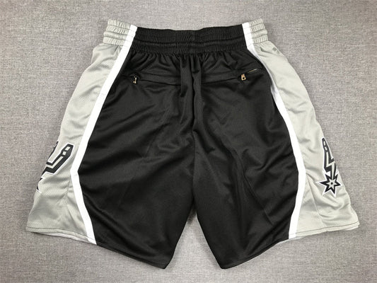 Men's San Antonio Spurs Black Pocket Shorts1