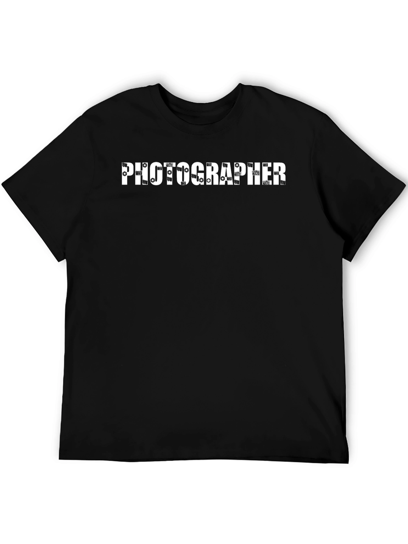 Photographer Graphic Black T-Shirt