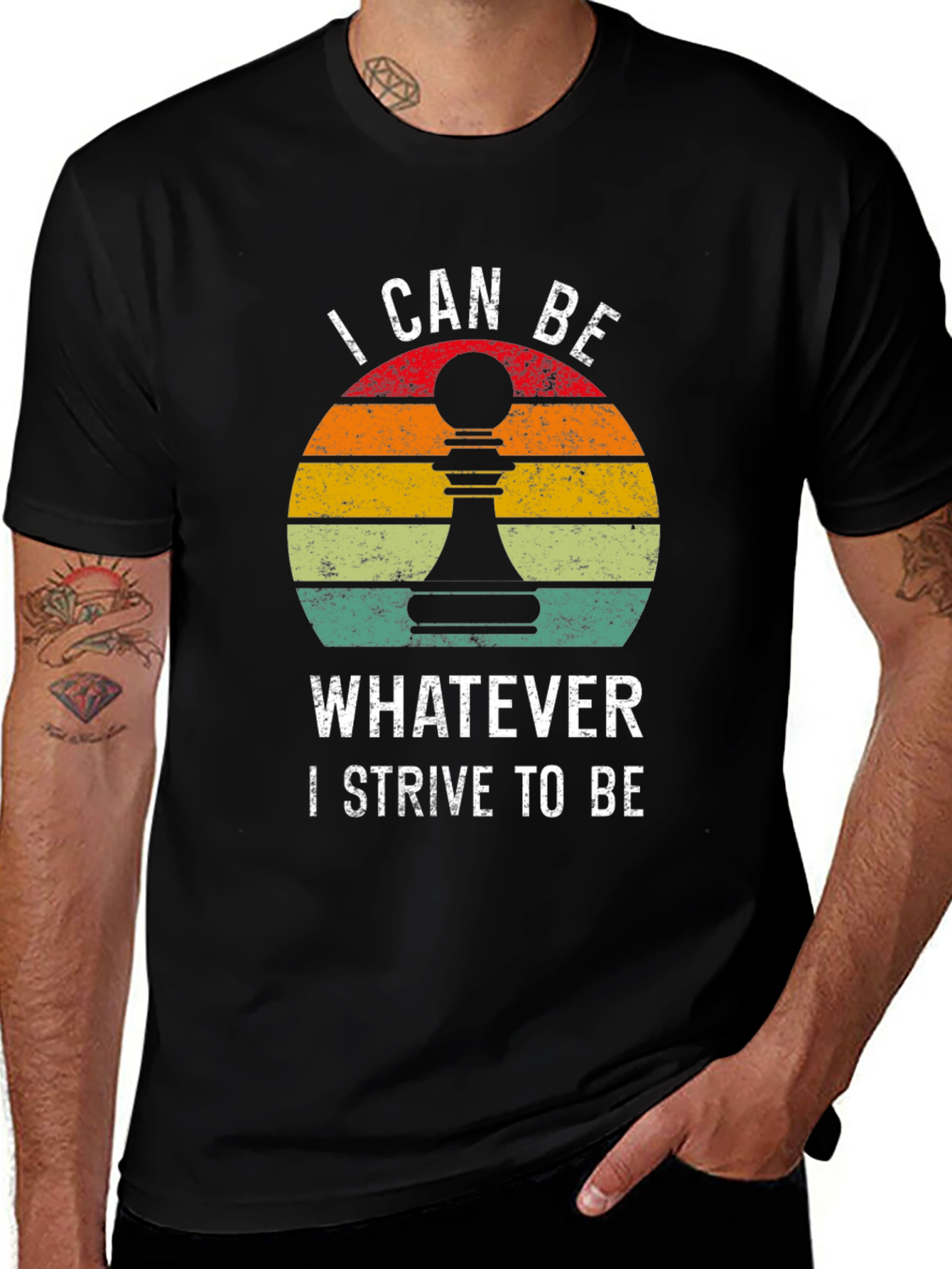 Chess Pawn Motivation T-Shirt - I Can Be