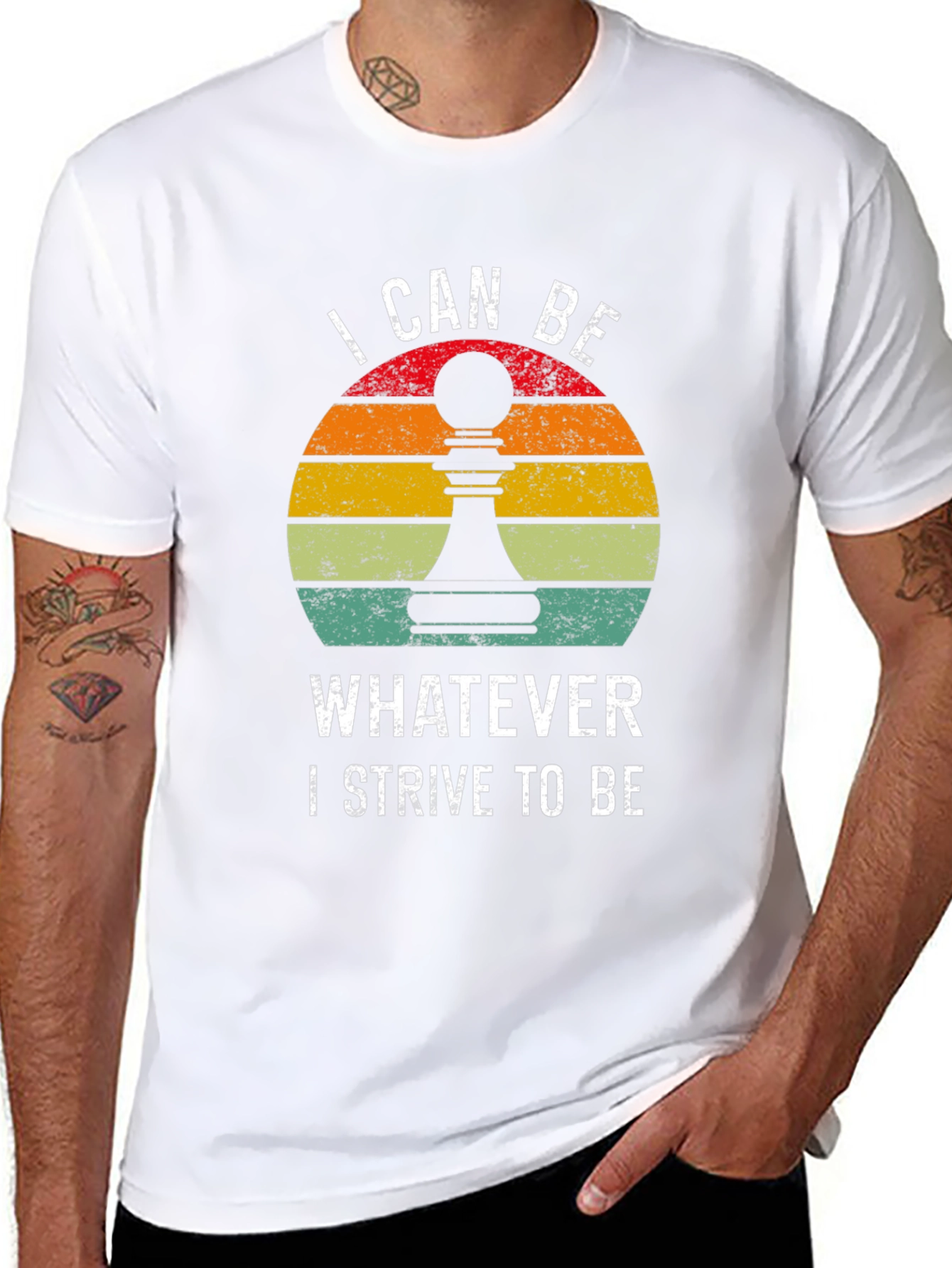 Chess Pawn Motivation T-Shirt - I Can Be