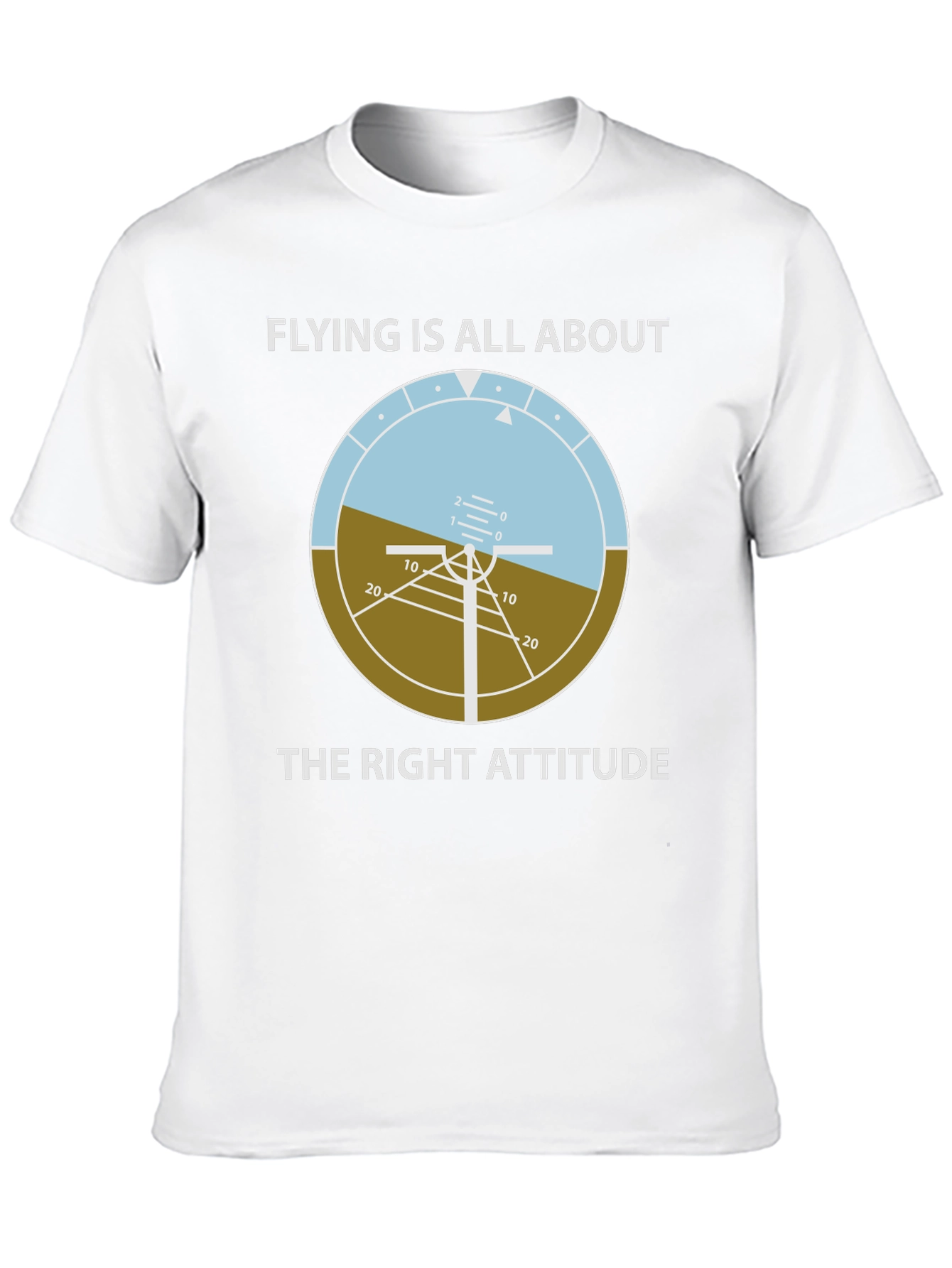 Flying Is All About The Right Attitude Graphic Tee