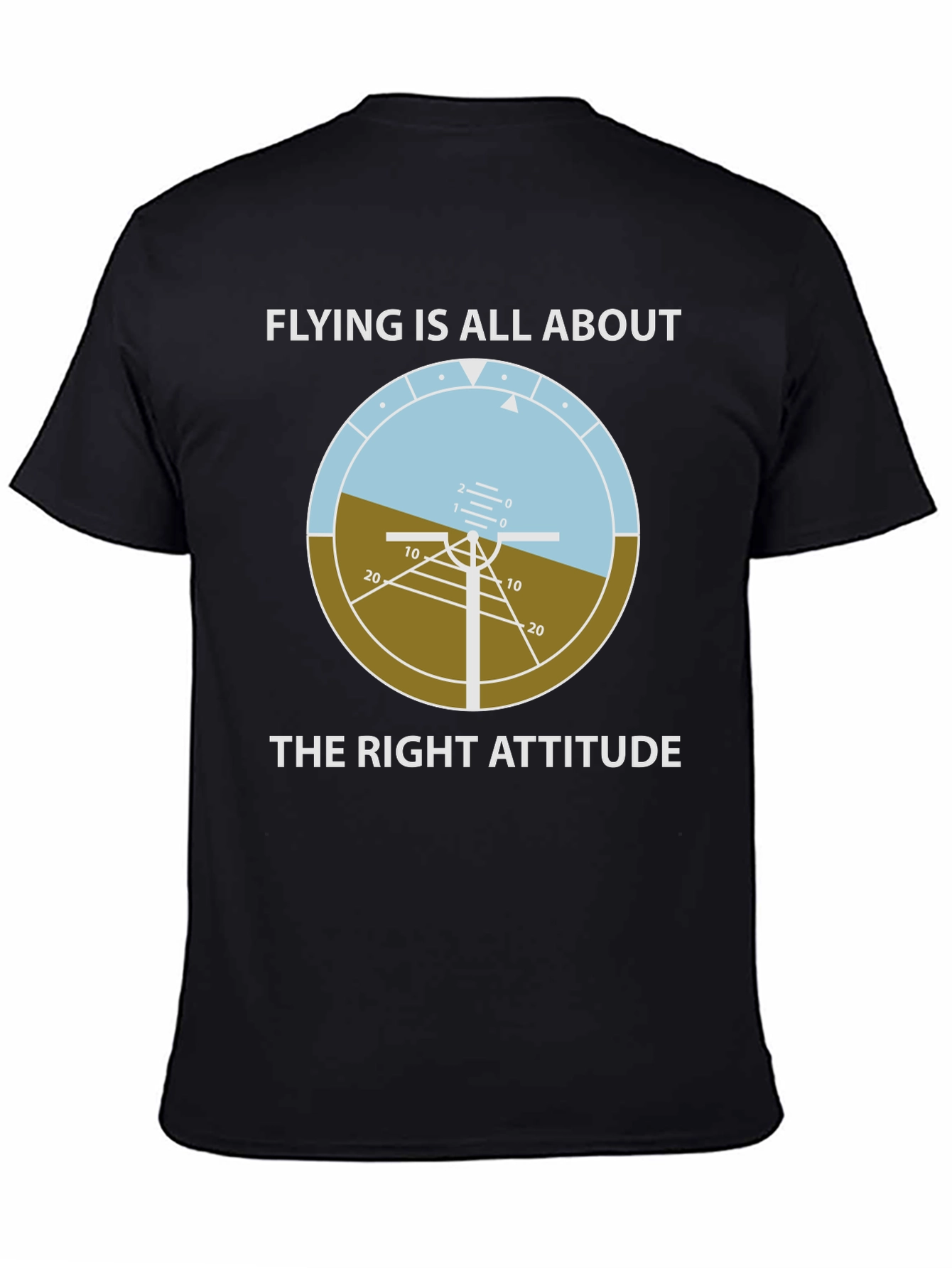 Flying Is All About The Right Attitude Graphic Tee