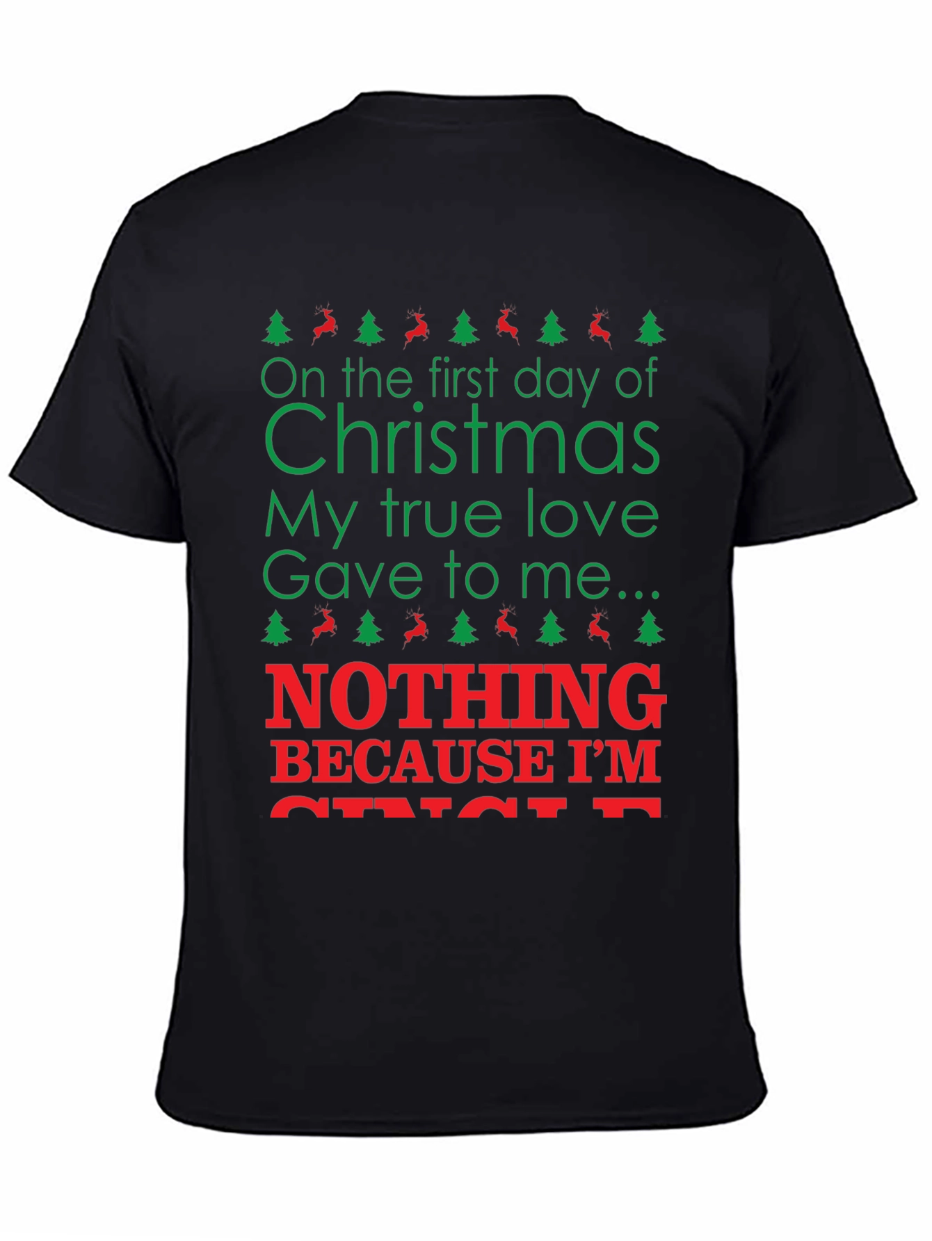 Christmas Nothing T-Shirt - Holiday Humor Tee