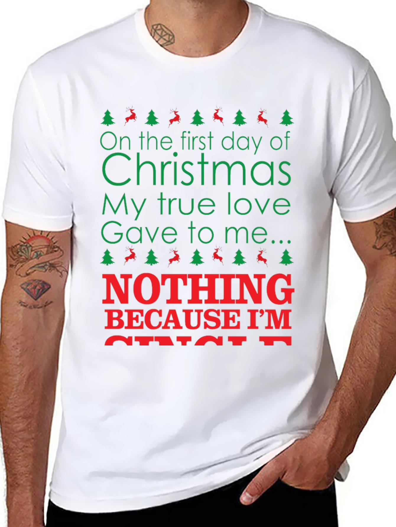 Christmas Nothing T-Shirt - Holiday Humor Tee