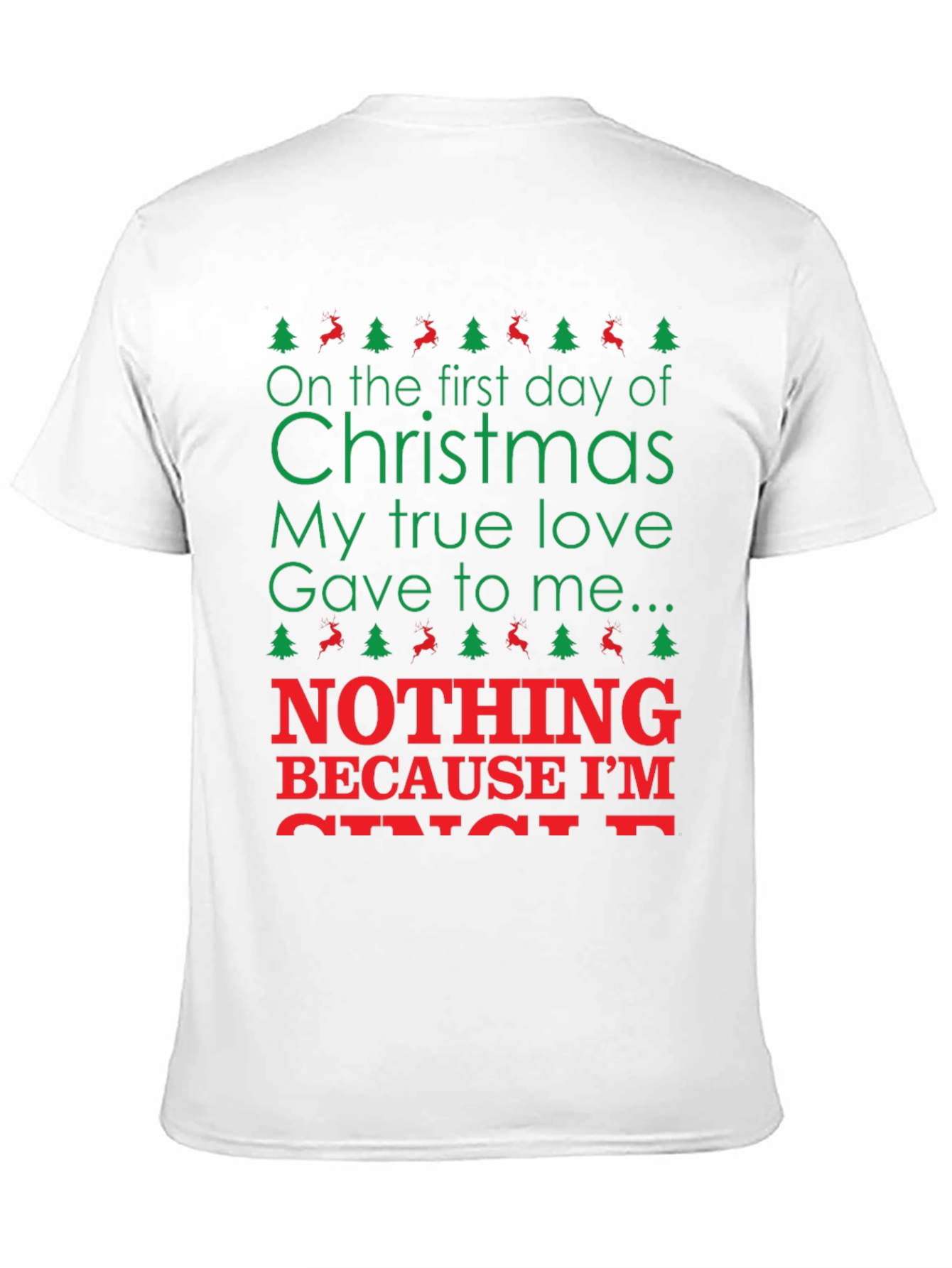Christmas Nothing T-Shirt - Holiday Humor Tee