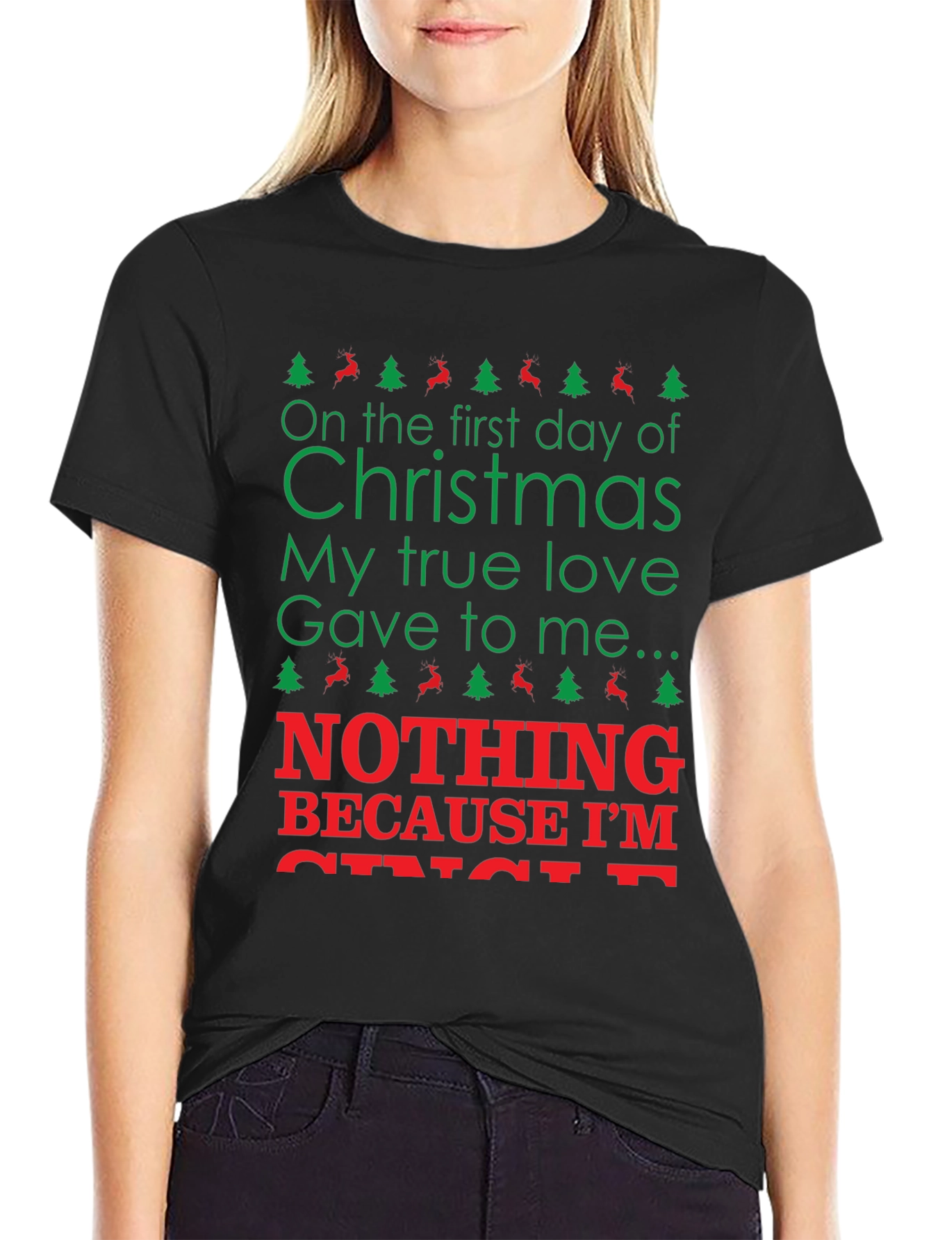 Christmas Nothing T-Shirt - Holiday Humor Tee