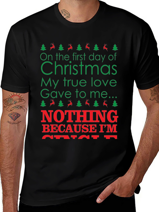 Christmas Nothing T-Shirt - Holiday Humor Tee