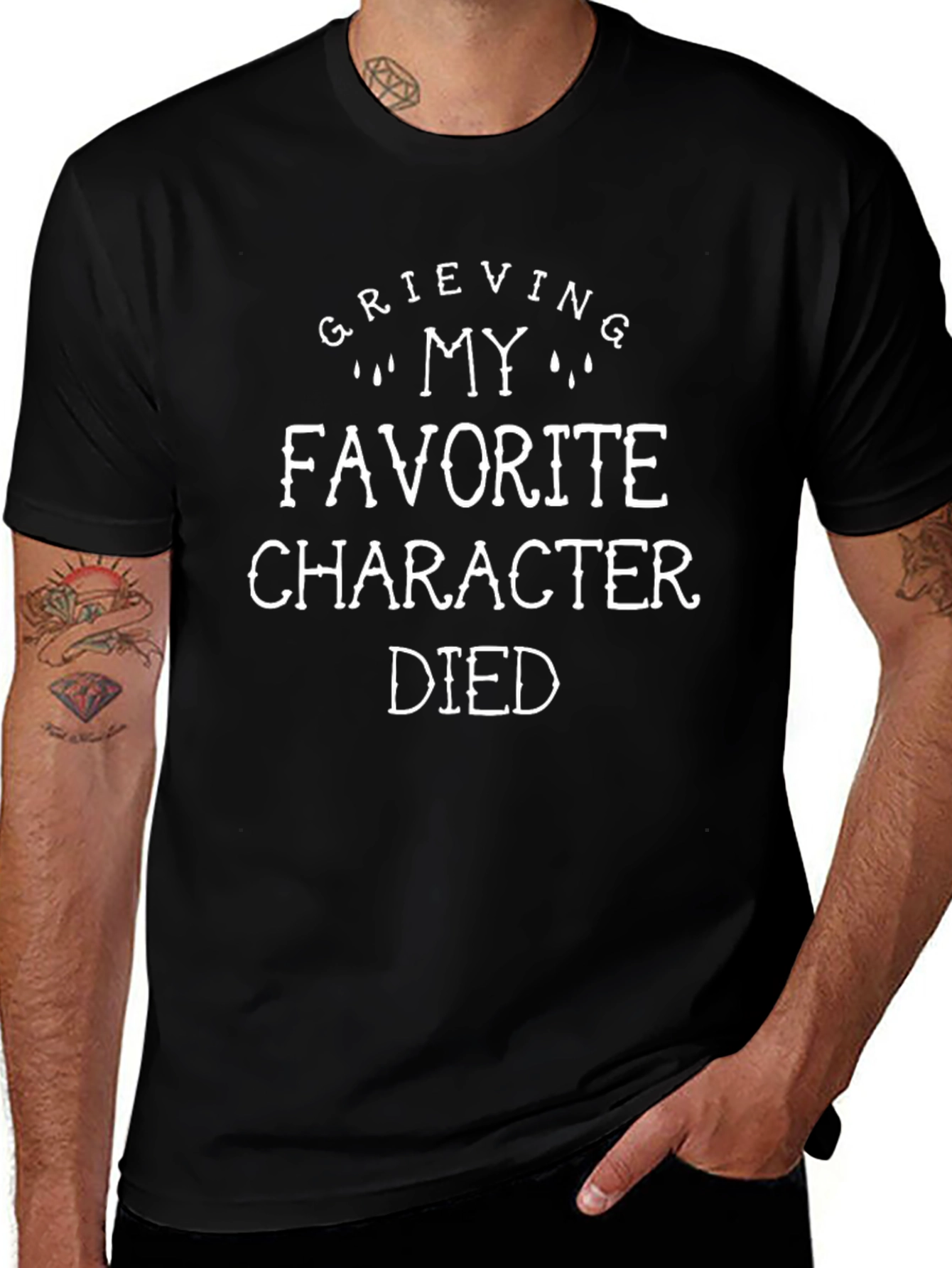 Grieving My Favorite Character Died T-Shirt