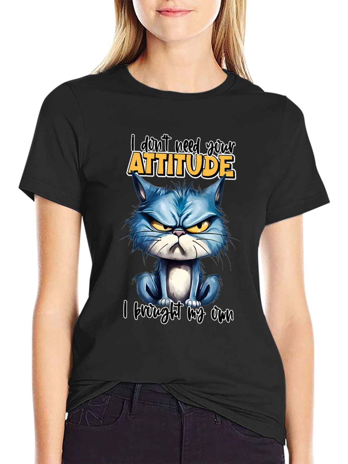 Grumpy Cat T-Shirt - Sassy Attitude
