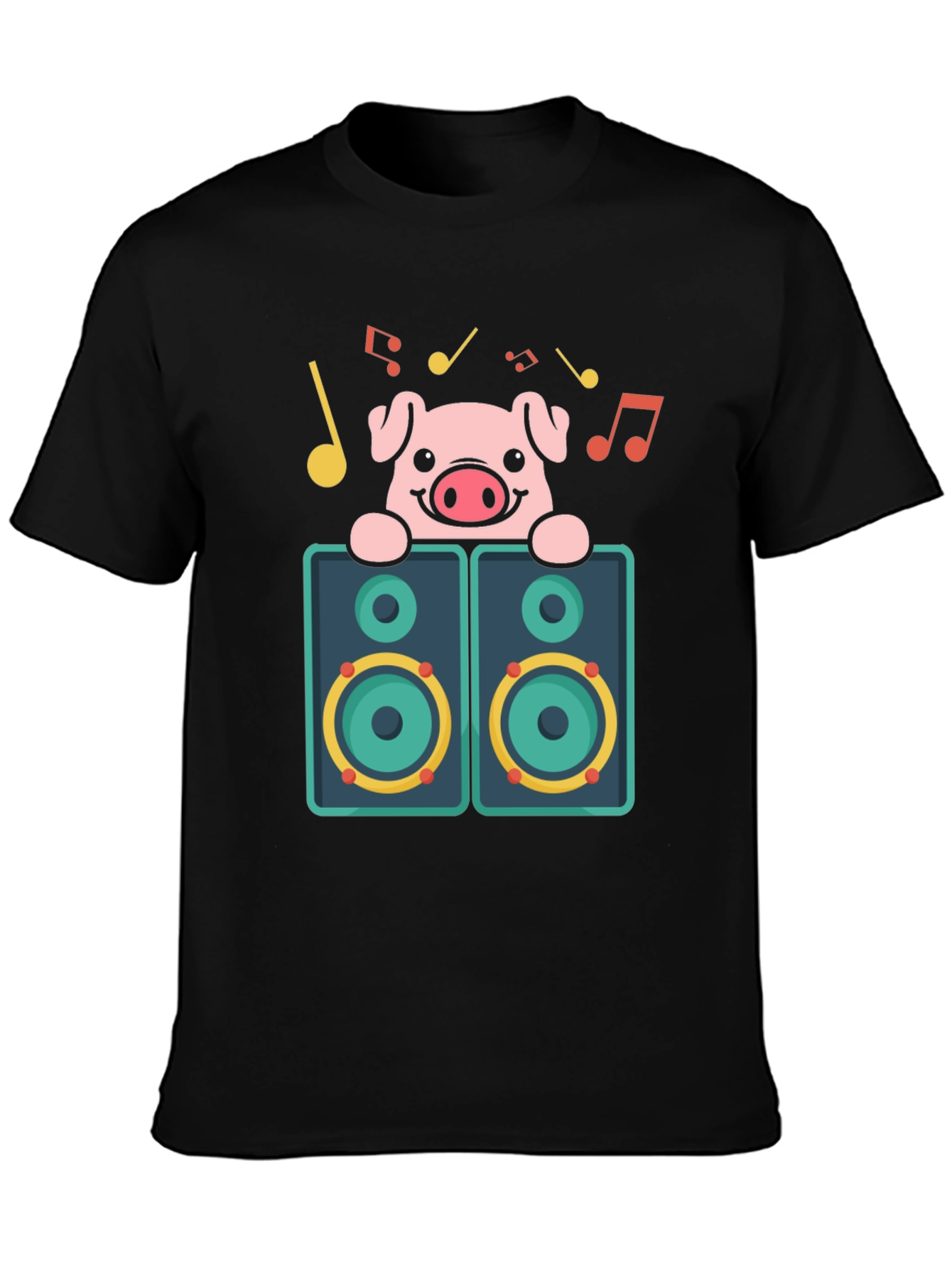 Pig DJ Graphic T-Shirt