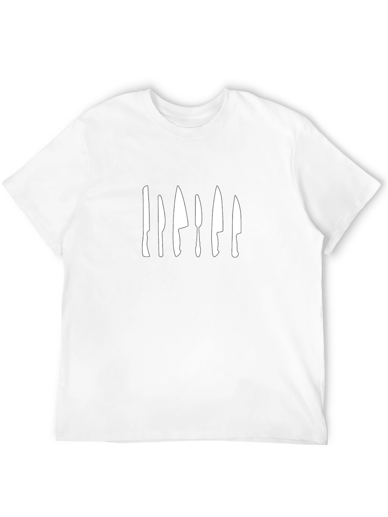 Chefs Knife Set Graphic T-Shirt - Black
