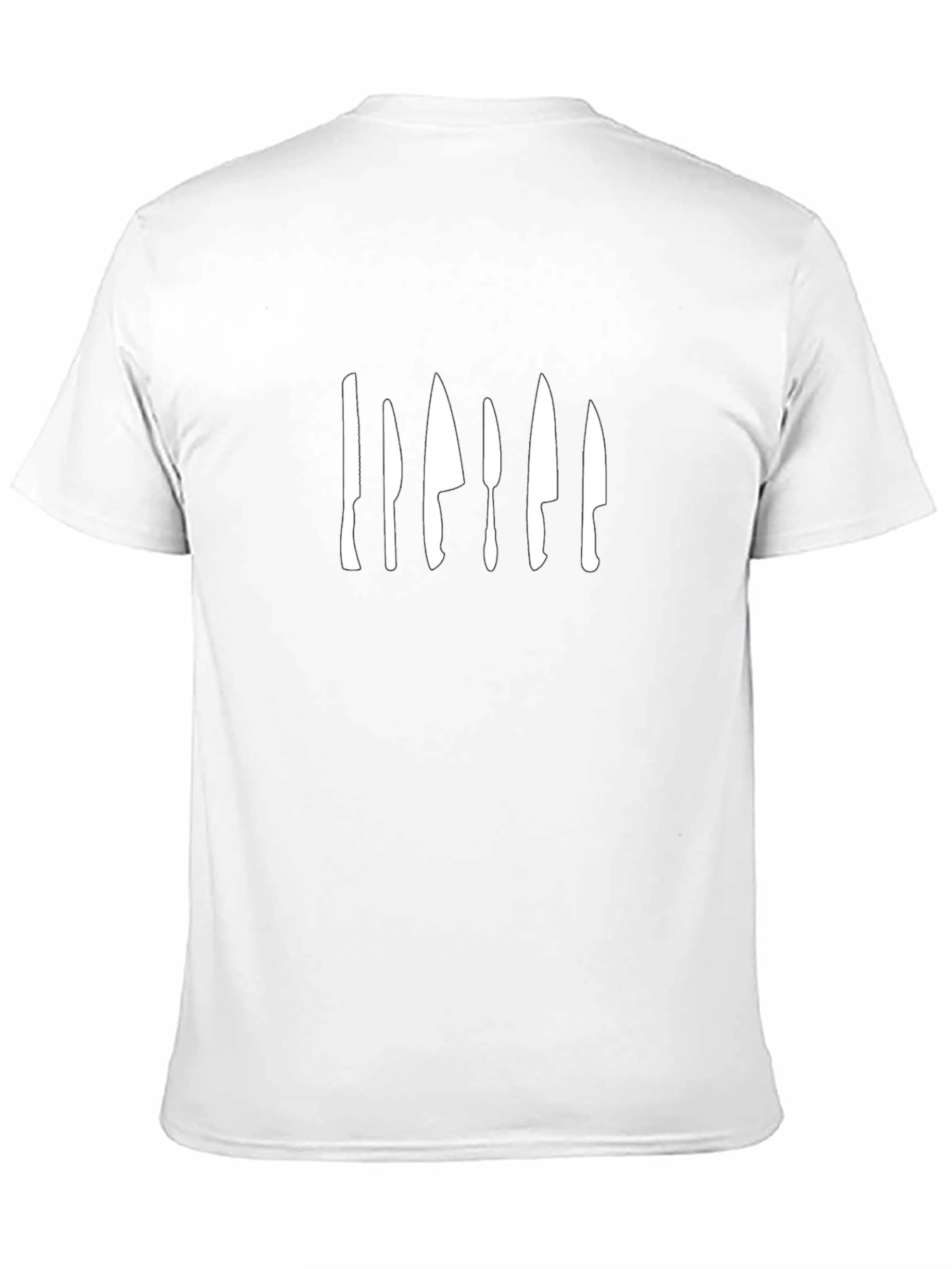 Chefs Knife Set Graphic T-Shirt - Black