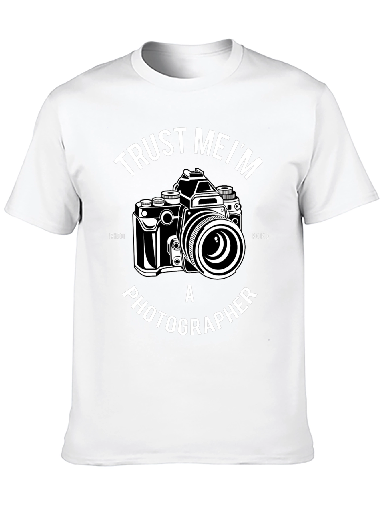 Trust Me Im a Photographer Black T-Shirt