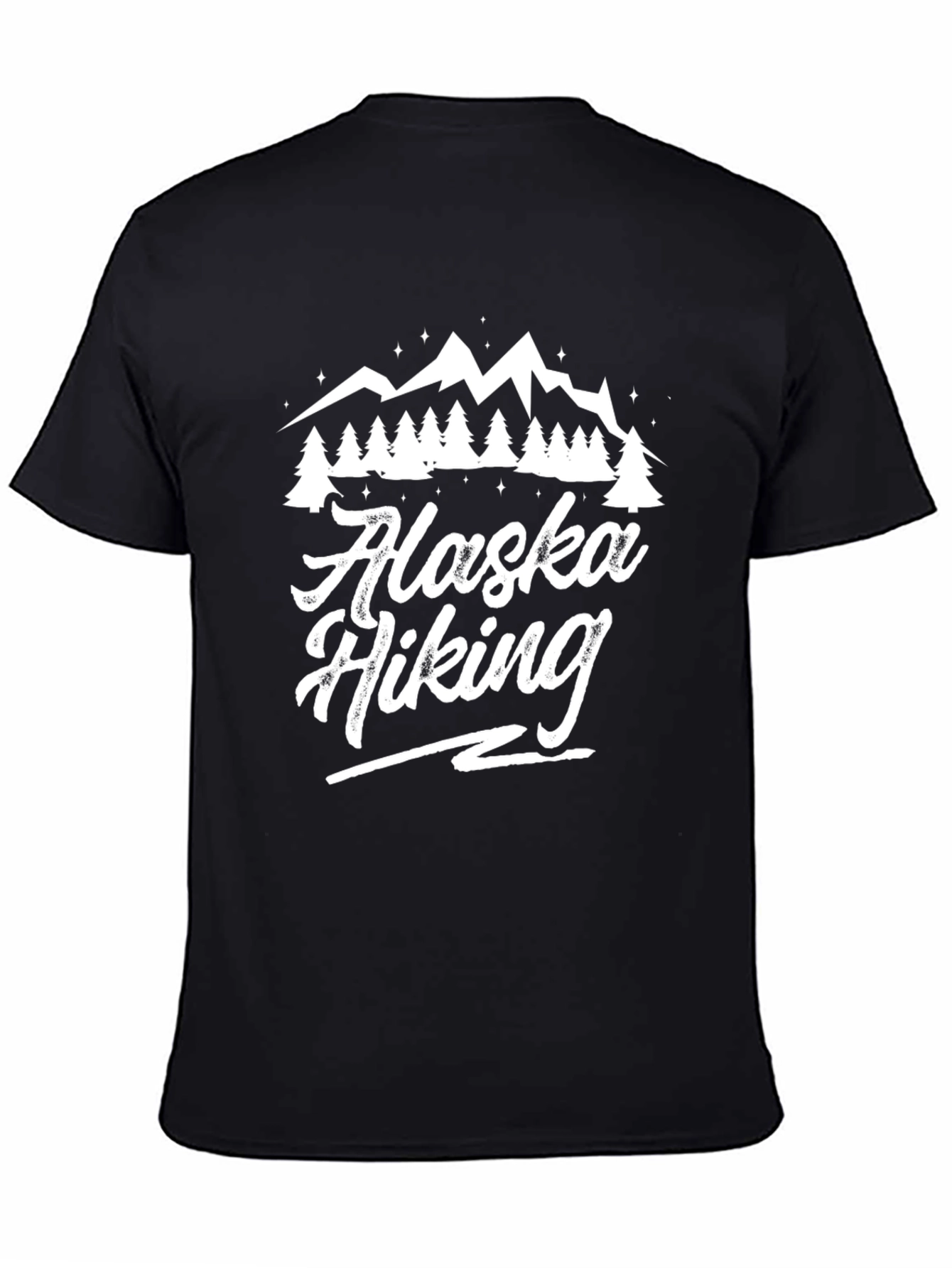 Alaska Hiking T-Shirt - Mountain & Forest Design