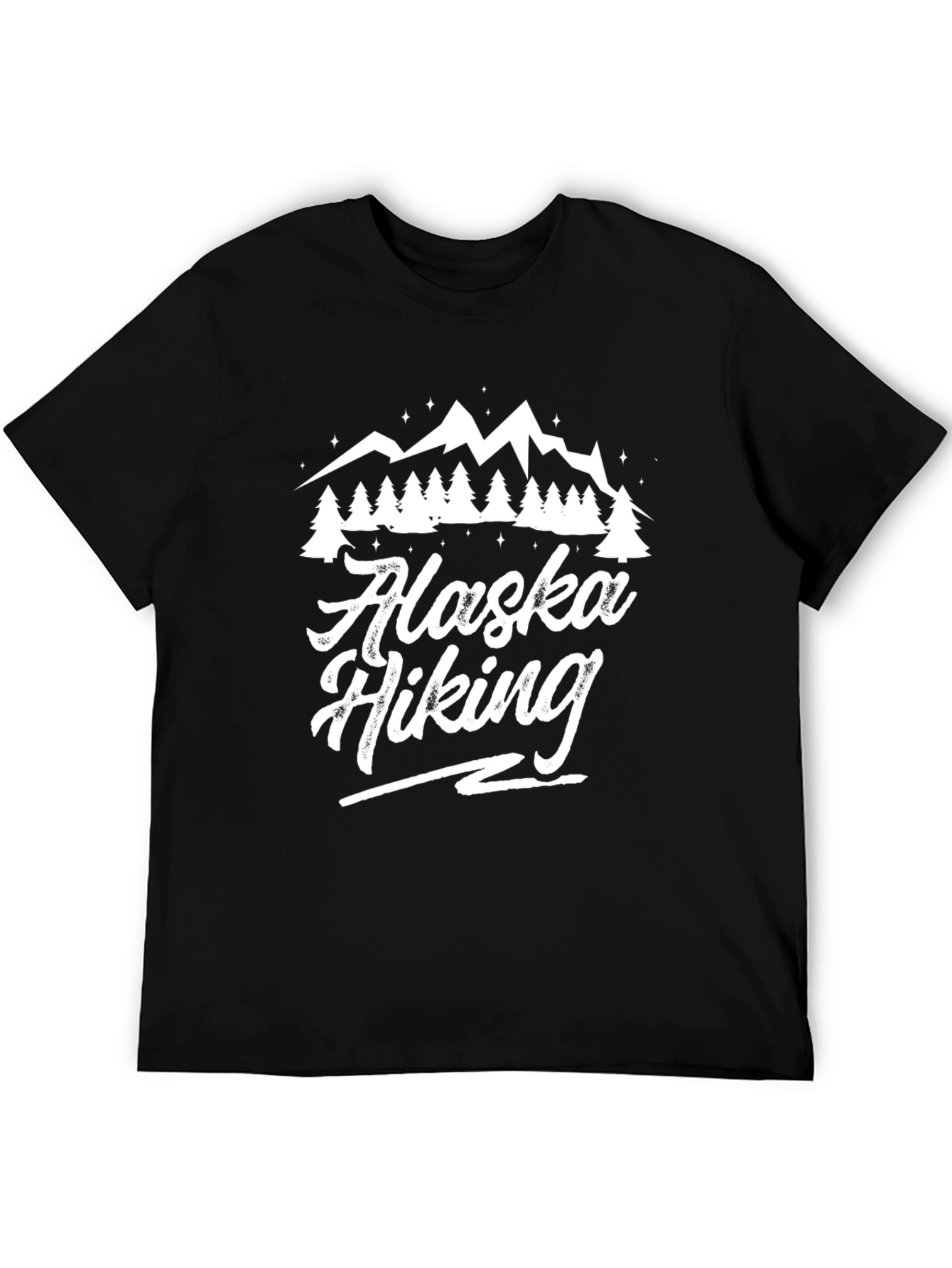 Alaska Hiking T-Shirt - Mountain & Forest Design