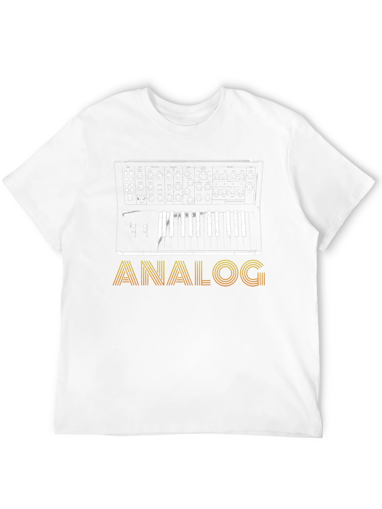 Analog Synthesizer T-Shirt - Music Lover Tee