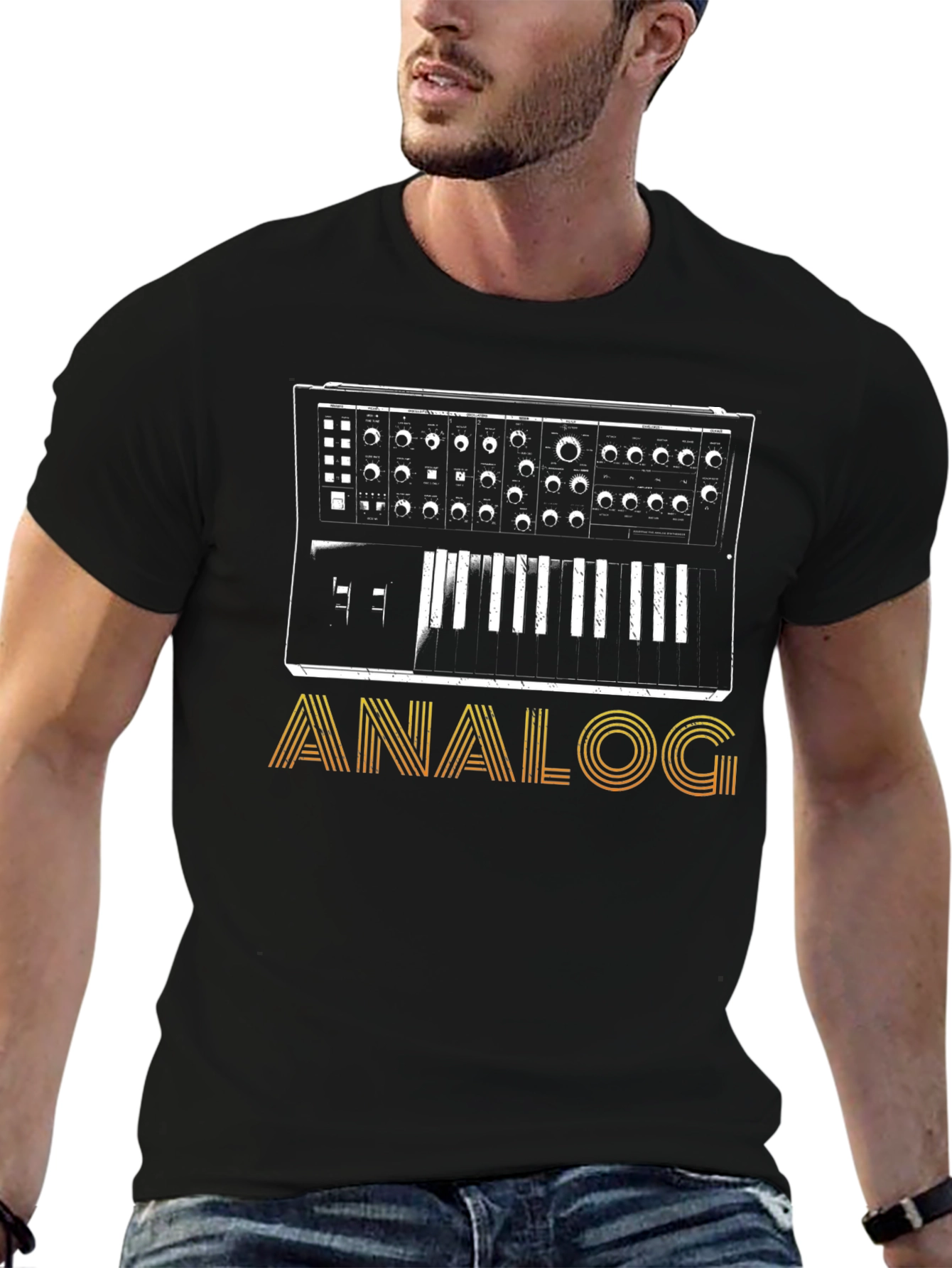 Analog Synthesizer T-Shirt - Music Lover Tee