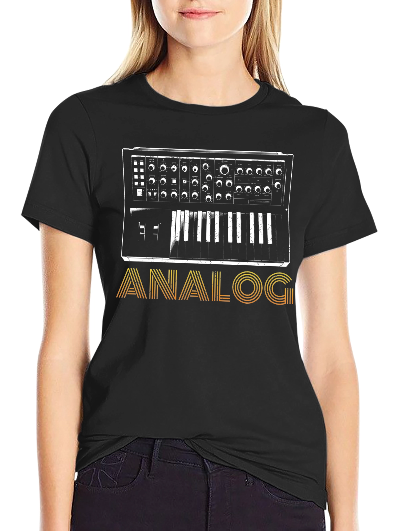 Analog Synthesizer T-Shirt - Music Lover Tee