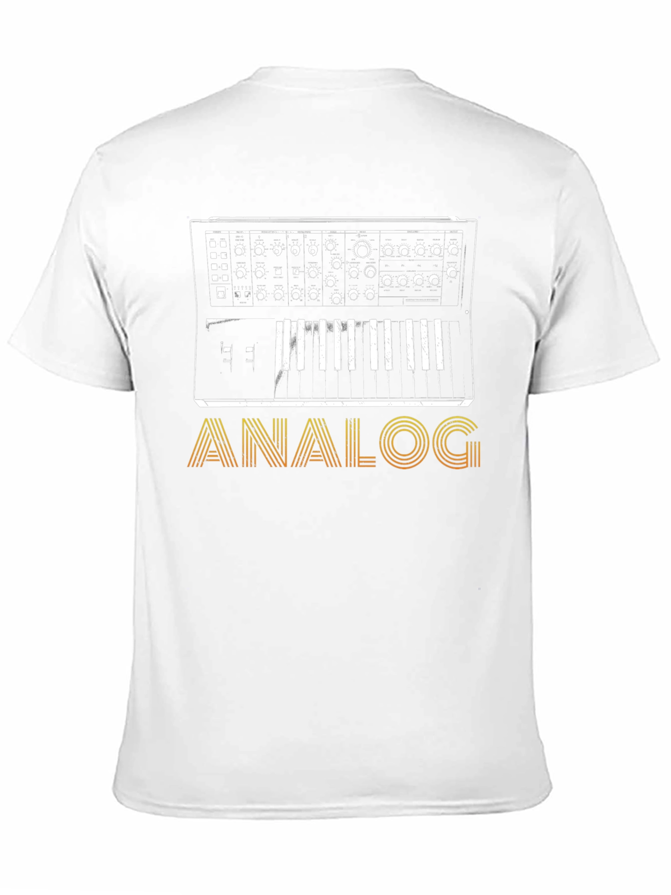 Analog Synthesizer T-Shirt - Music Lover Tee