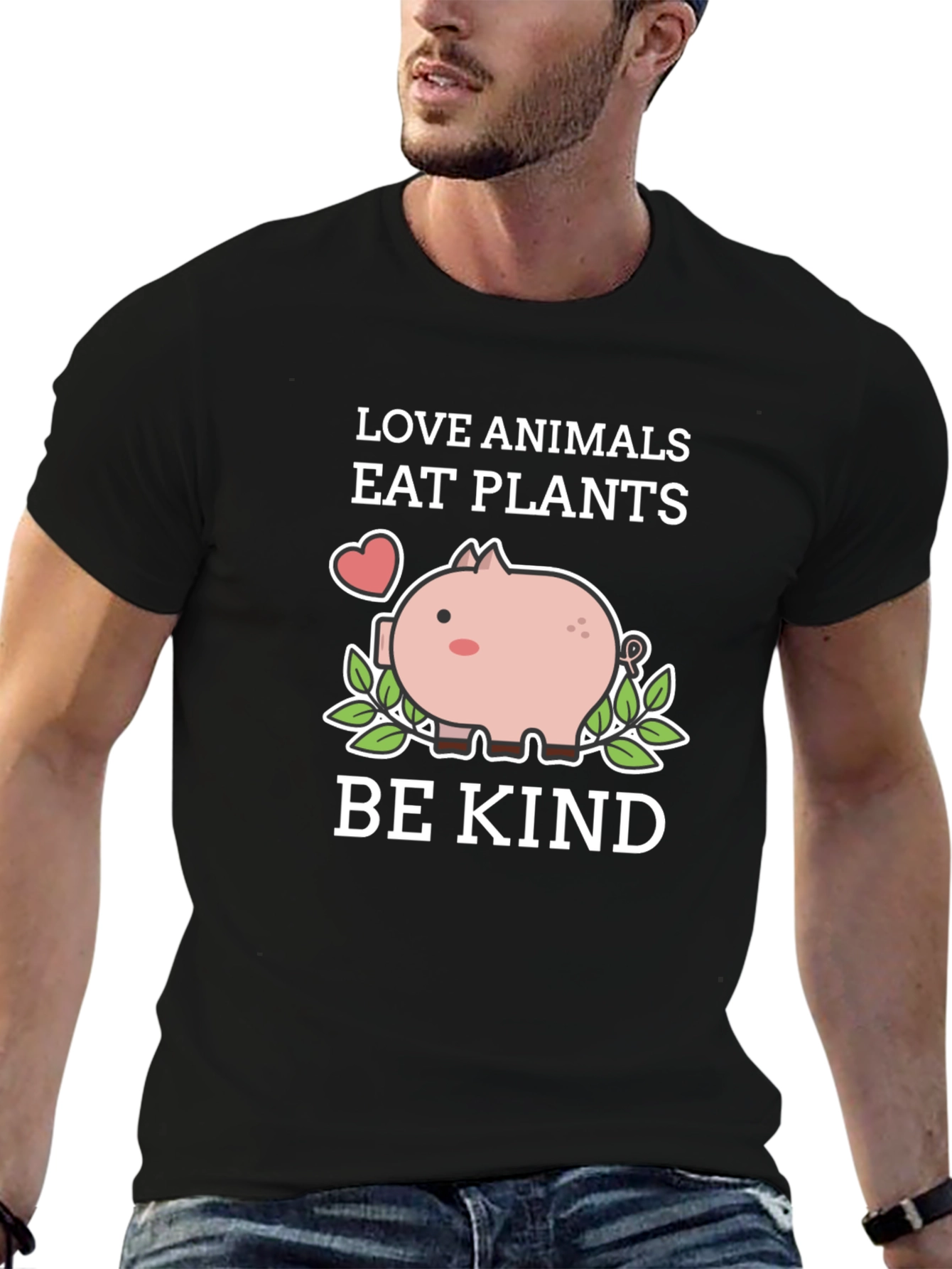 Love Animals Eat Plants Be Kind T-Shirt