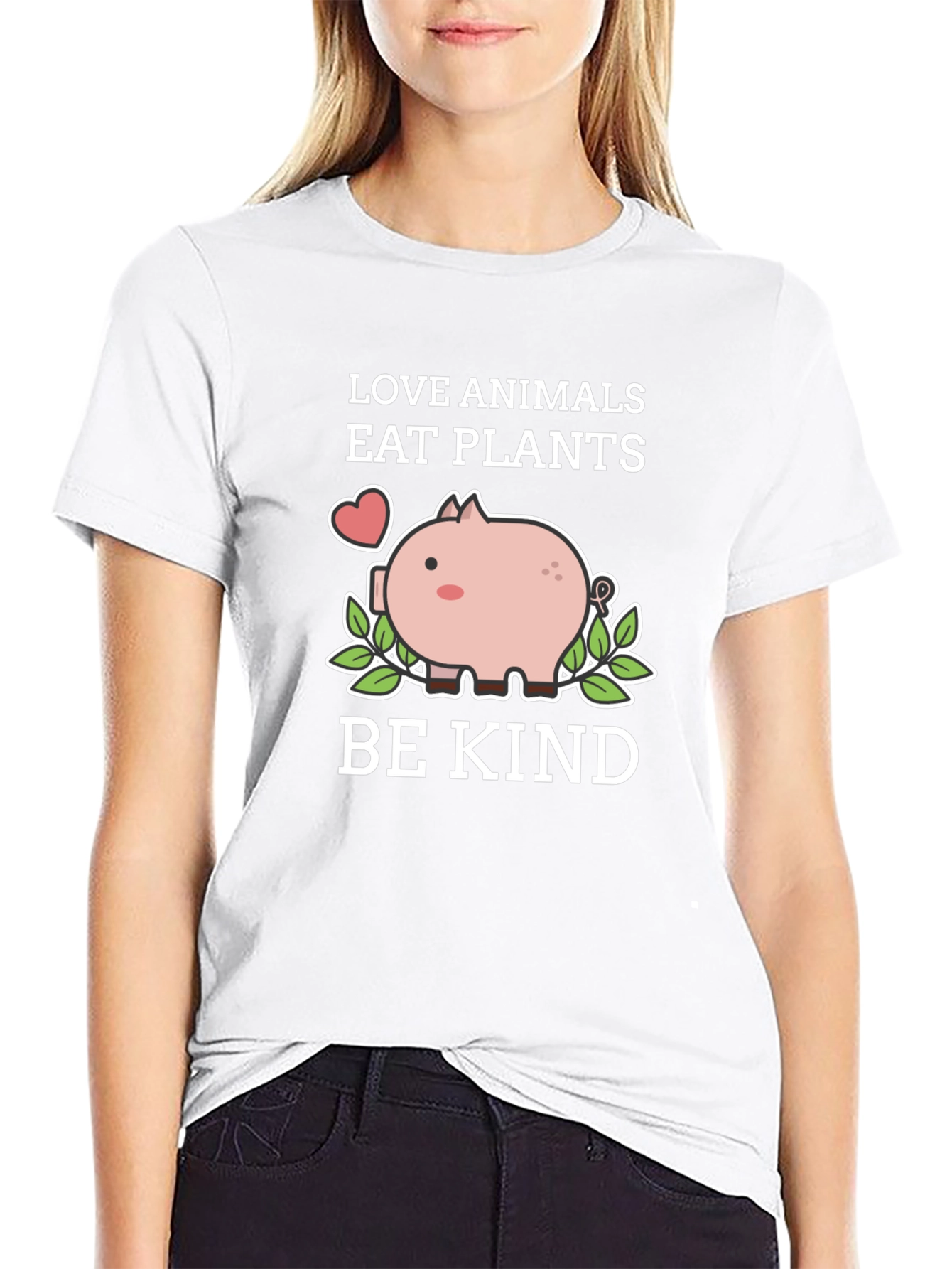 Love Animals Eat Plants Be Kind T-Shirt