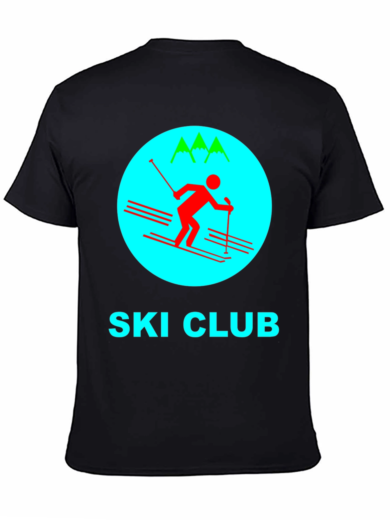 Ski Club Graphic Tee - Classic Retro Design