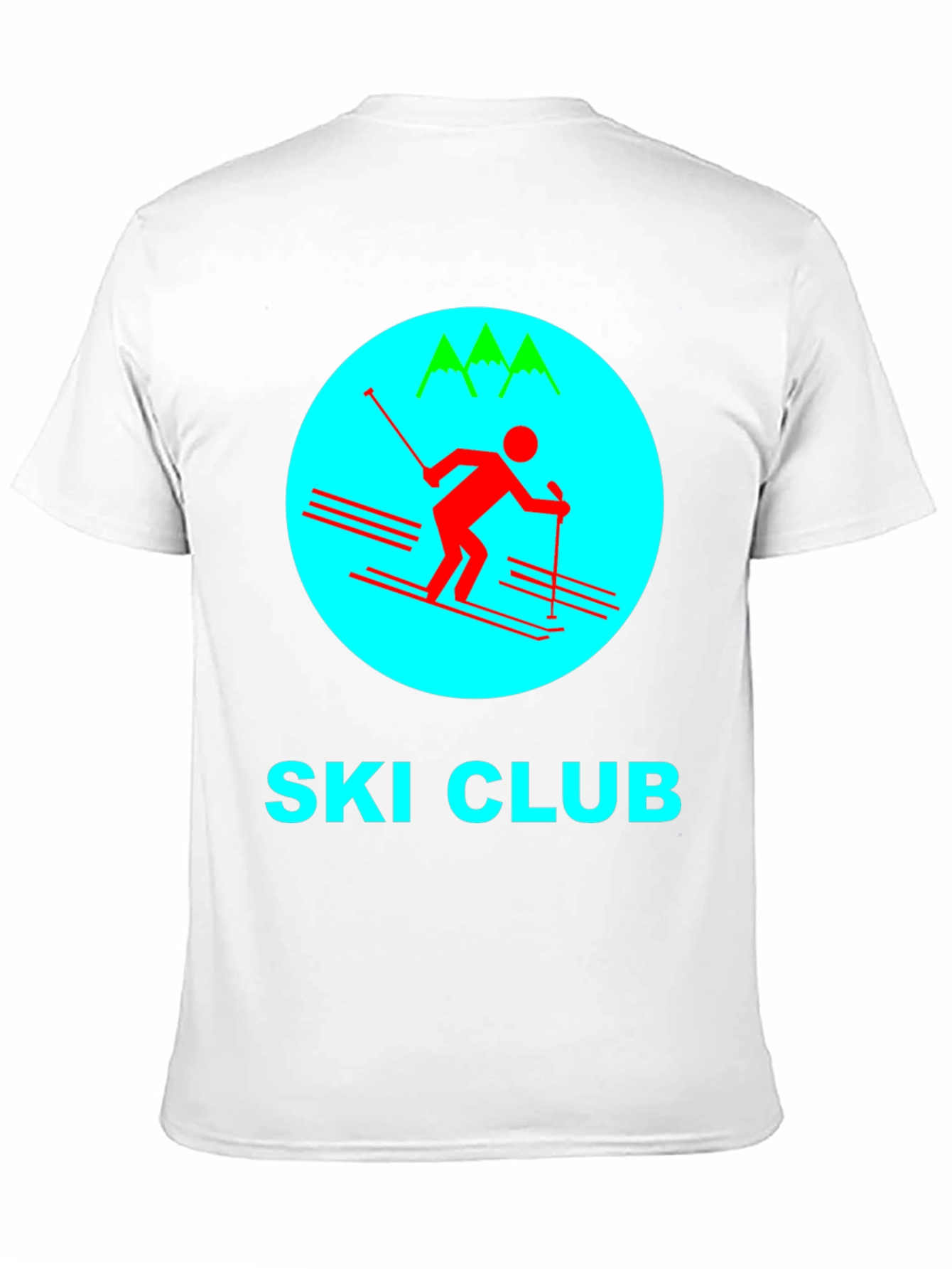 Ski Club Graphic Tee - Classic Retro Design