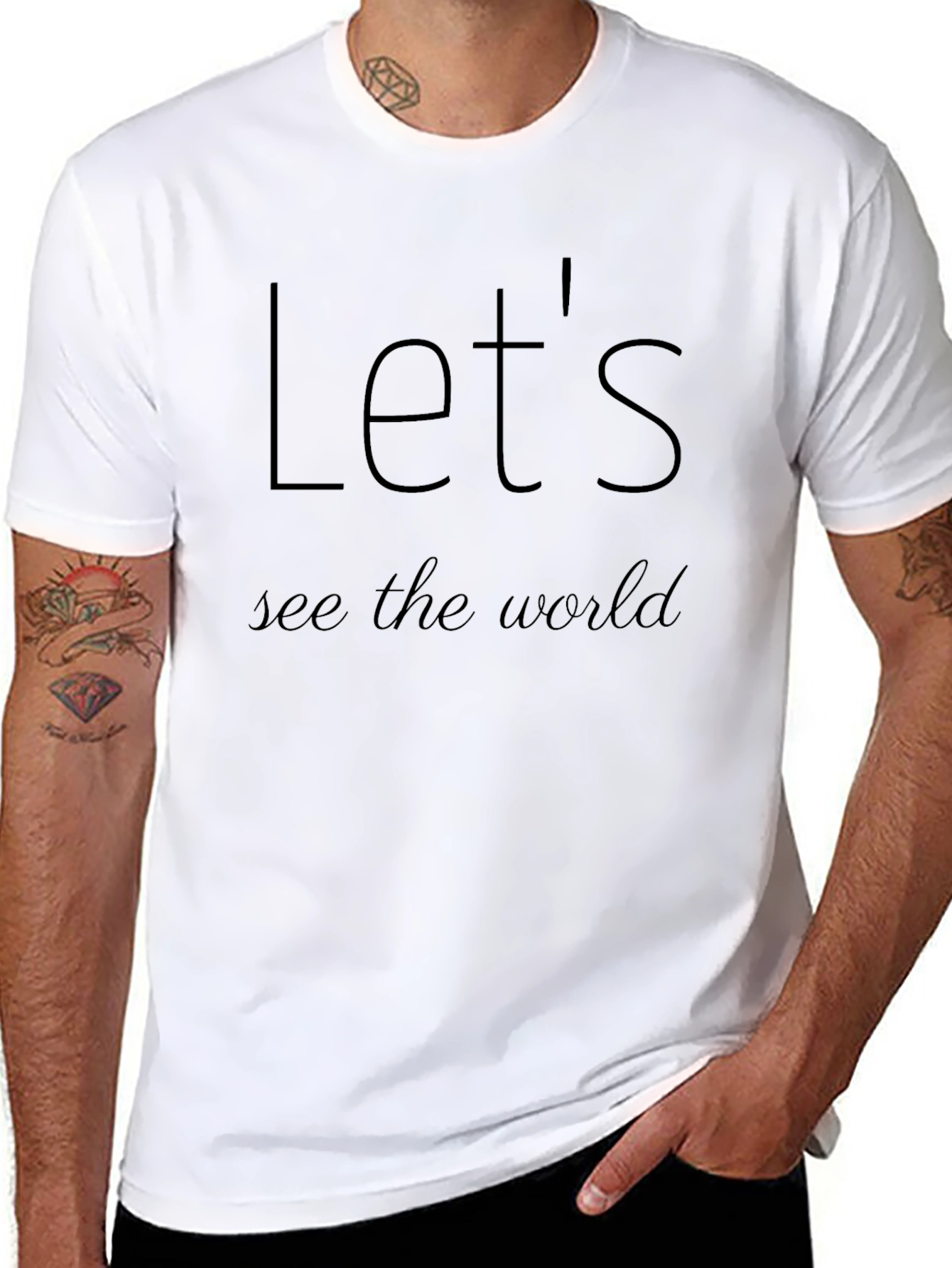 Lets See the World Graphic Tee