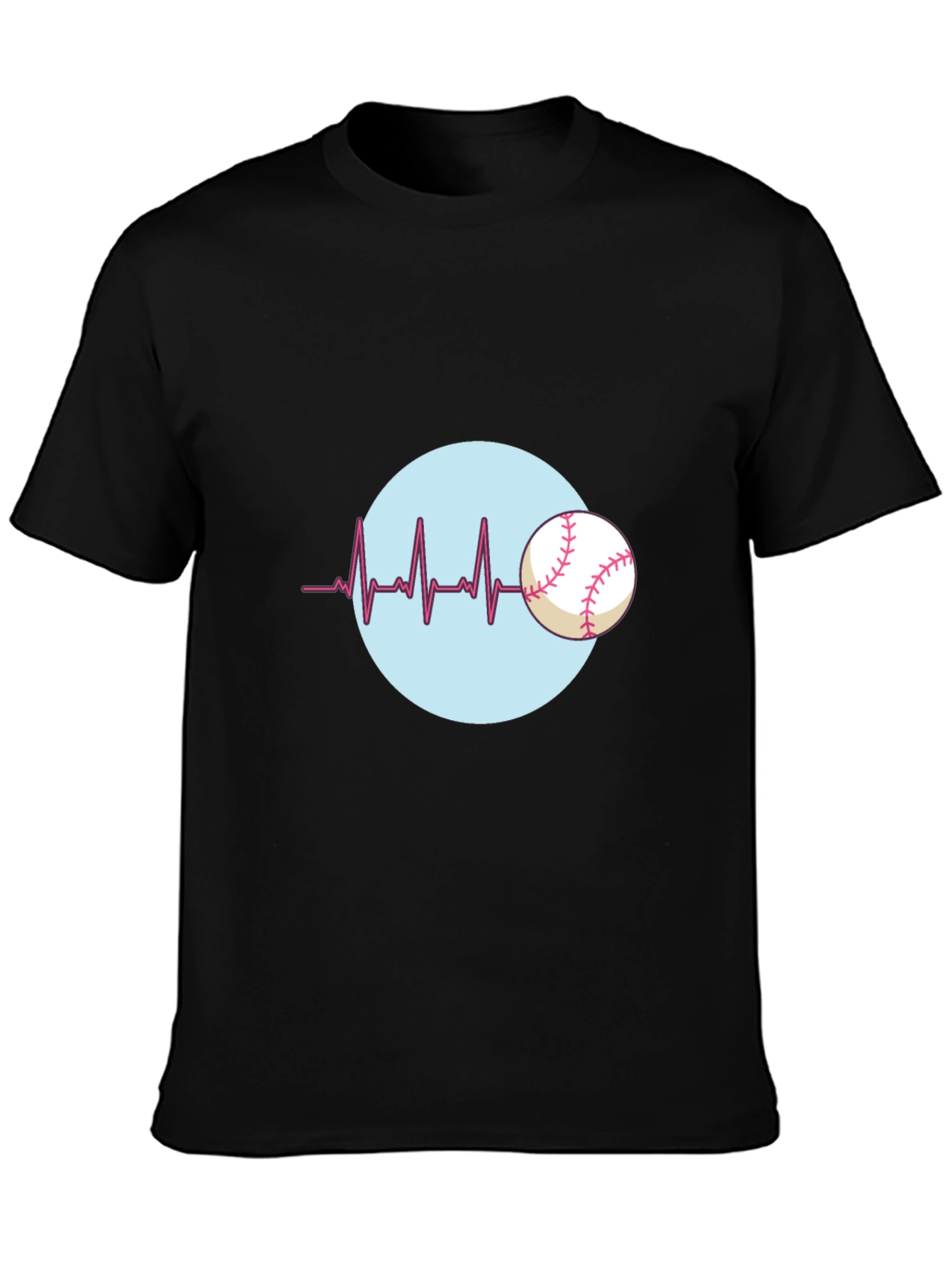 Baseball Heartbeat T-Shirt - Love the Game!