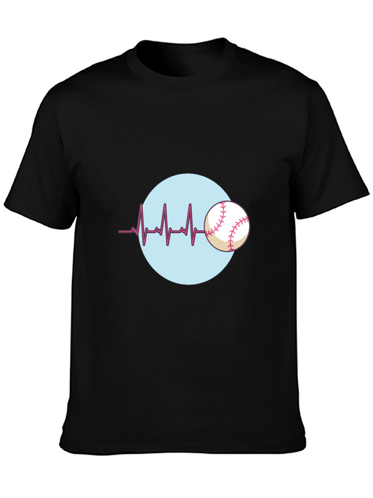 Baseball Heartbeat T-Shirt - Love the Game!