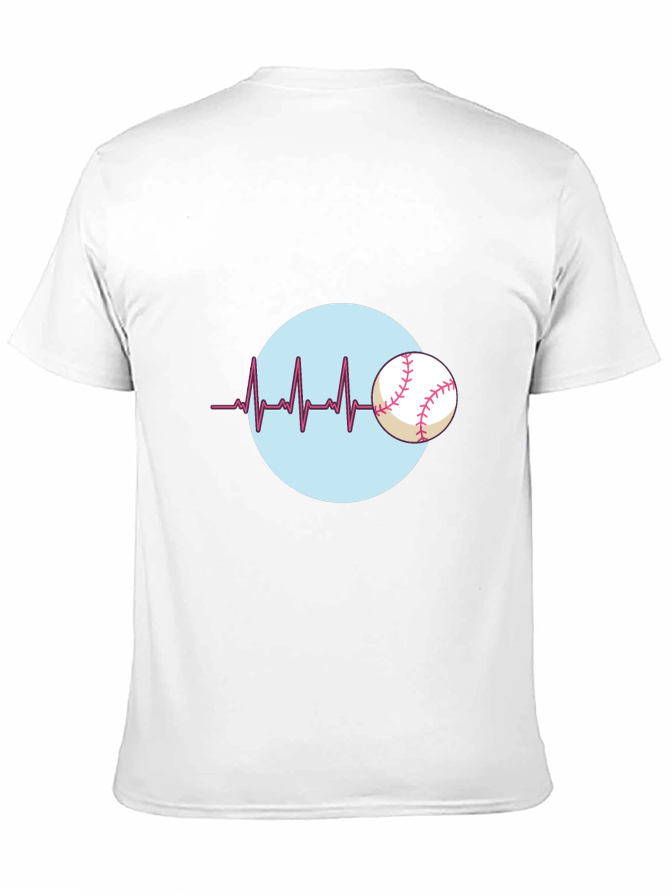 Baseball Heartbeat T-Shirt - Love the Game!