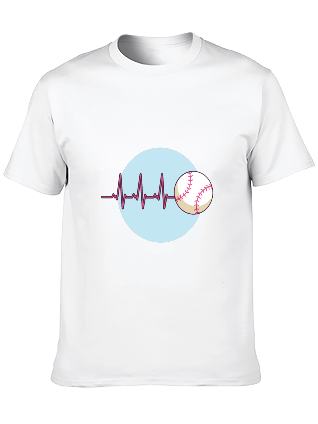 Baseball Heartbeat T-Shirt - Love the Game!