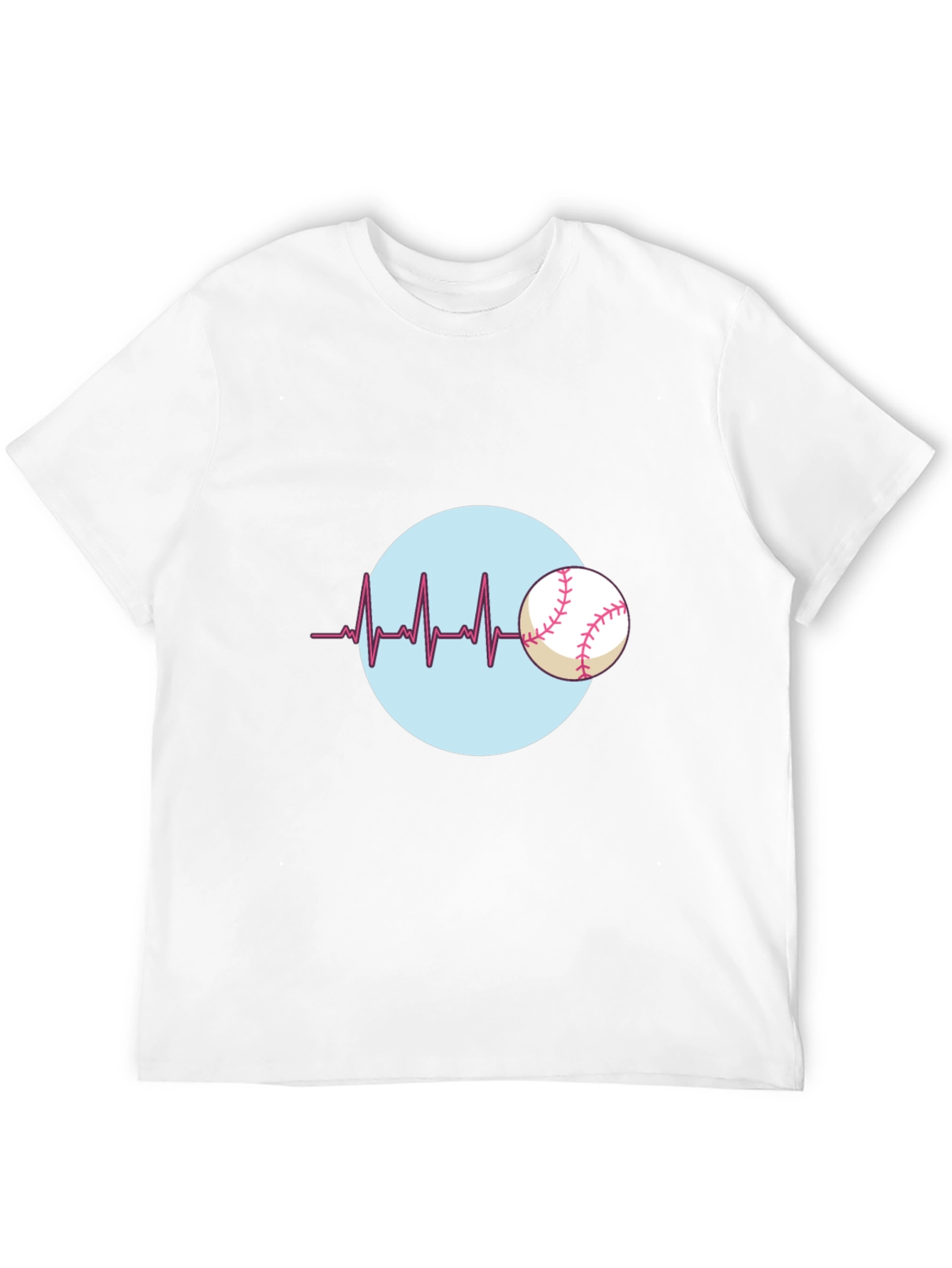 Baseball Heartbeat T-Shirt - Love the Game!