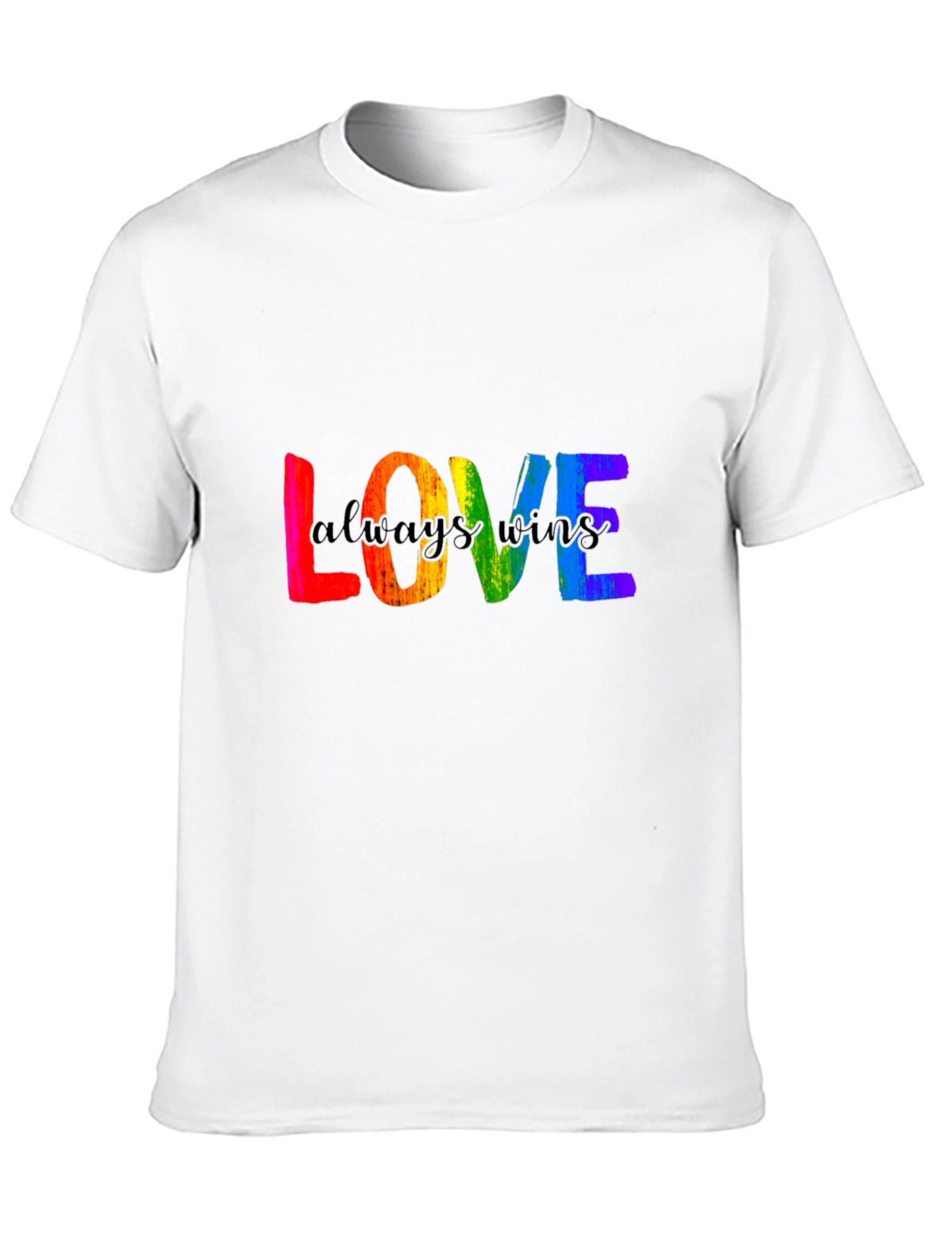 Love Always Wins Rainbow Pride T-Shirt