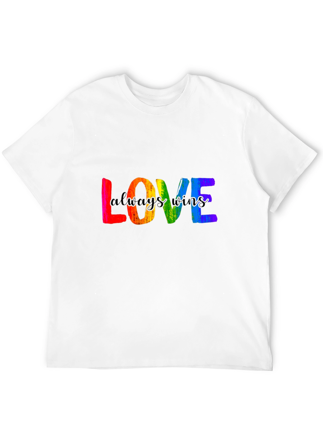 Love Always Wins Rainbow Pride T-Shirt