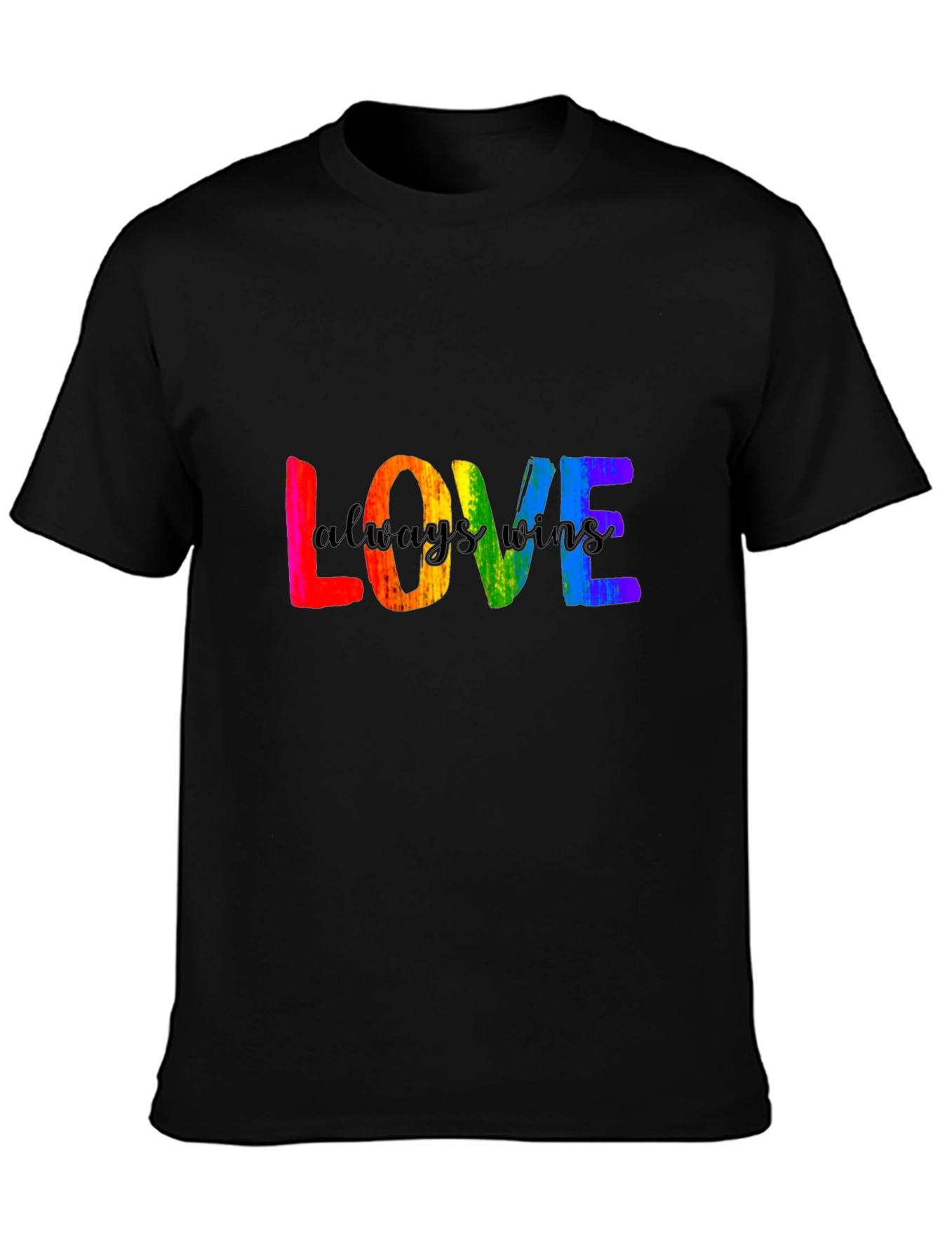 Love Always Wins Rainbow Pride T-Shirt