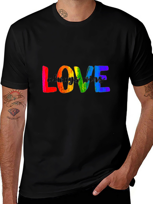 Love Always Wins Rainbow Pride T-Shirt