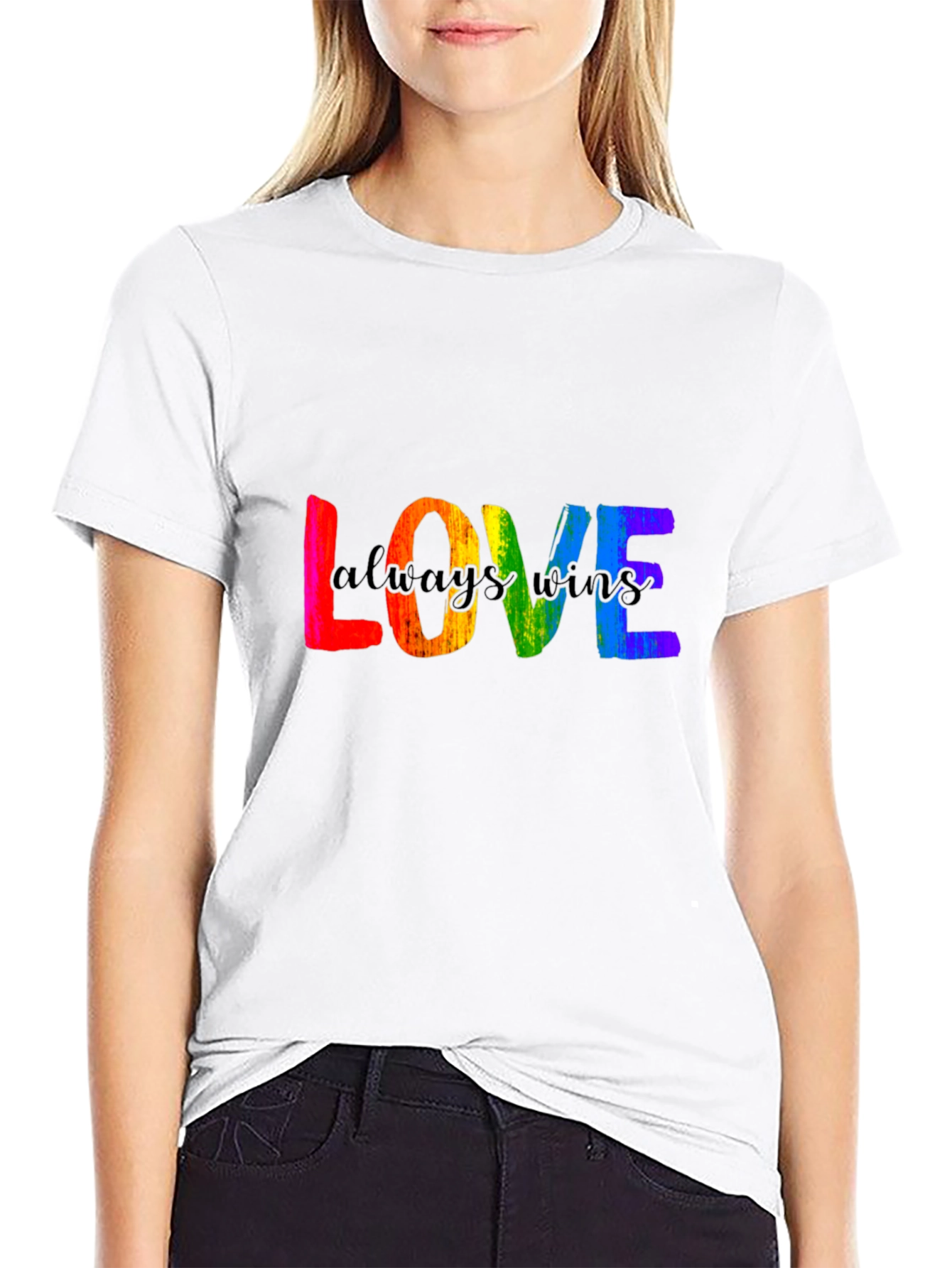 Love Always Wins Rainbow Pride T-Shirt