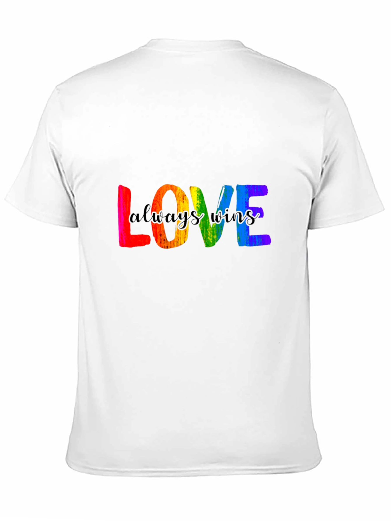Love Always Wins Rainbow Pride T-Shirt