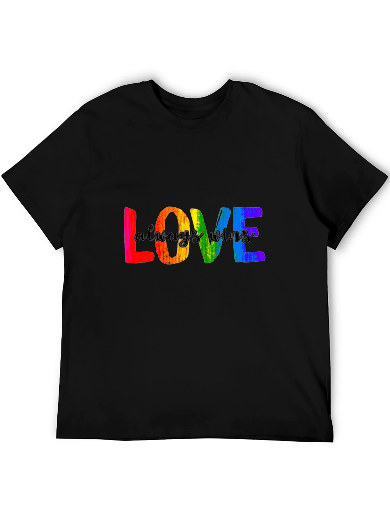 Love Always Wins Rainbow Pride T-Shirt
