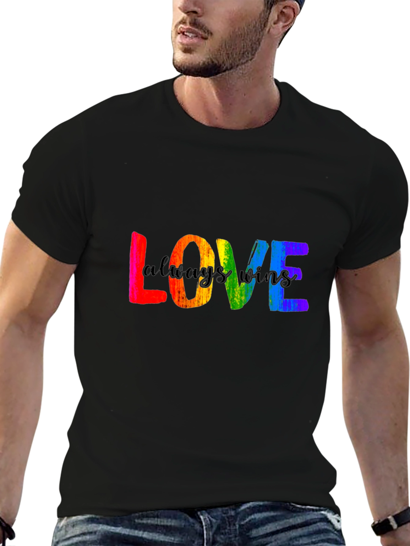 Love Always Wins Rainbow Pride T-Shirt