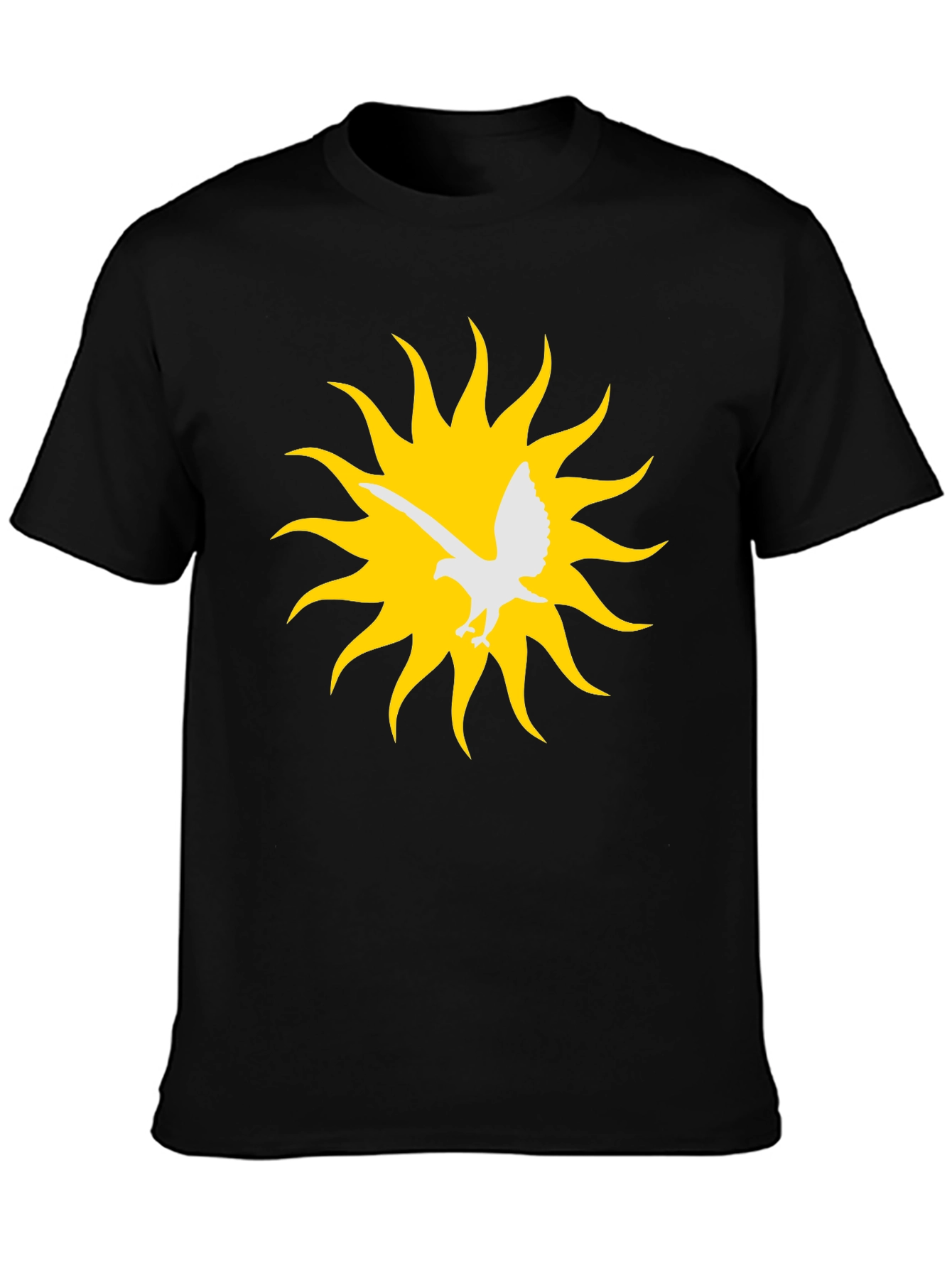 Eagle Sun Graphic Tee - Black
