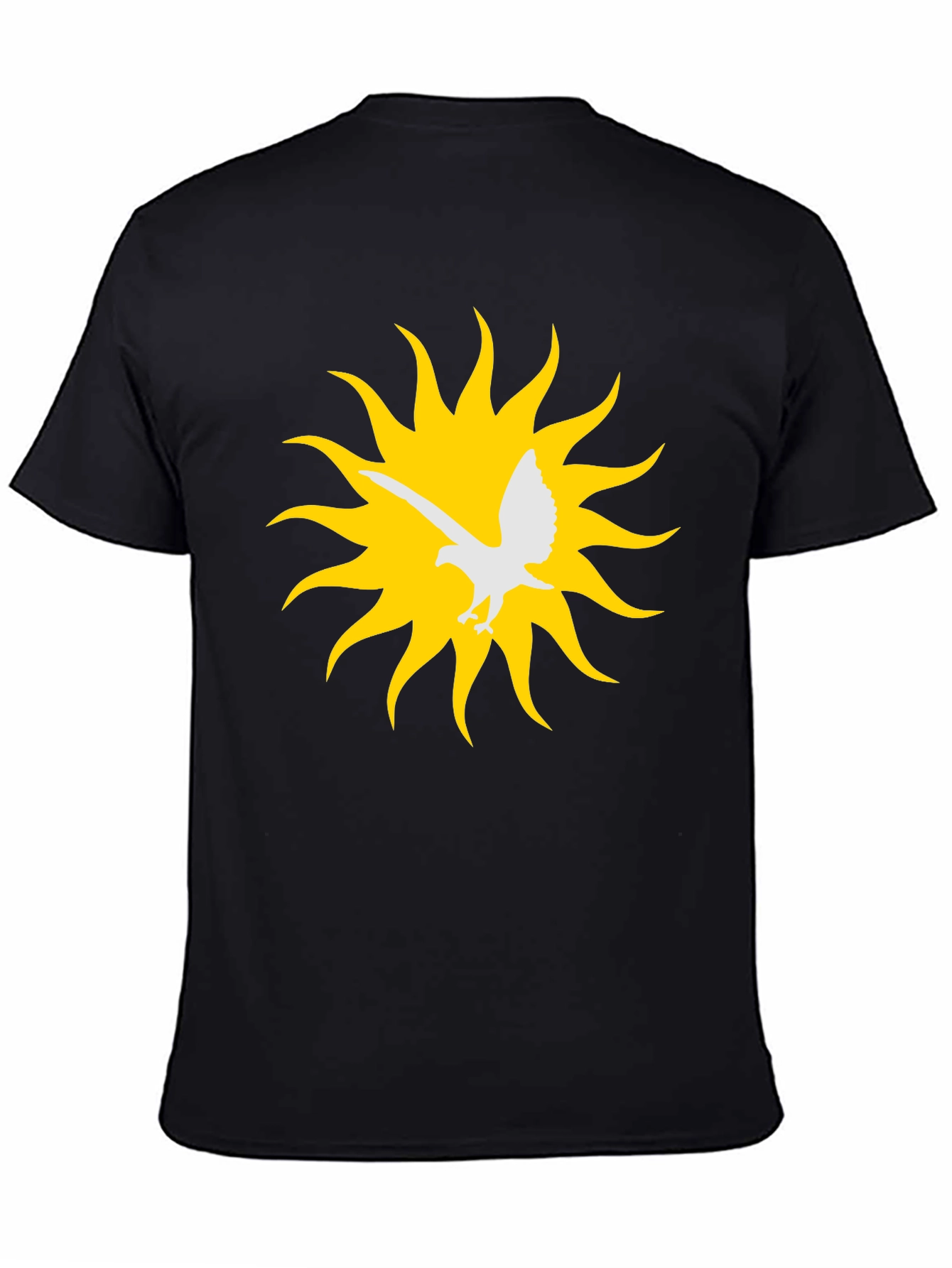 Eagle Sun Graphic Tee - Black